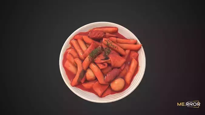 Topokki 3D model