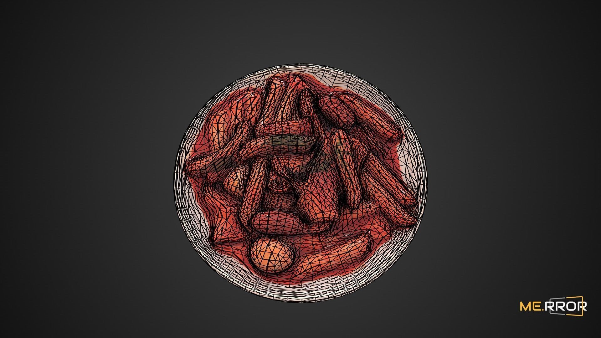 Game Ready Topokki Low-poly 3D model_9