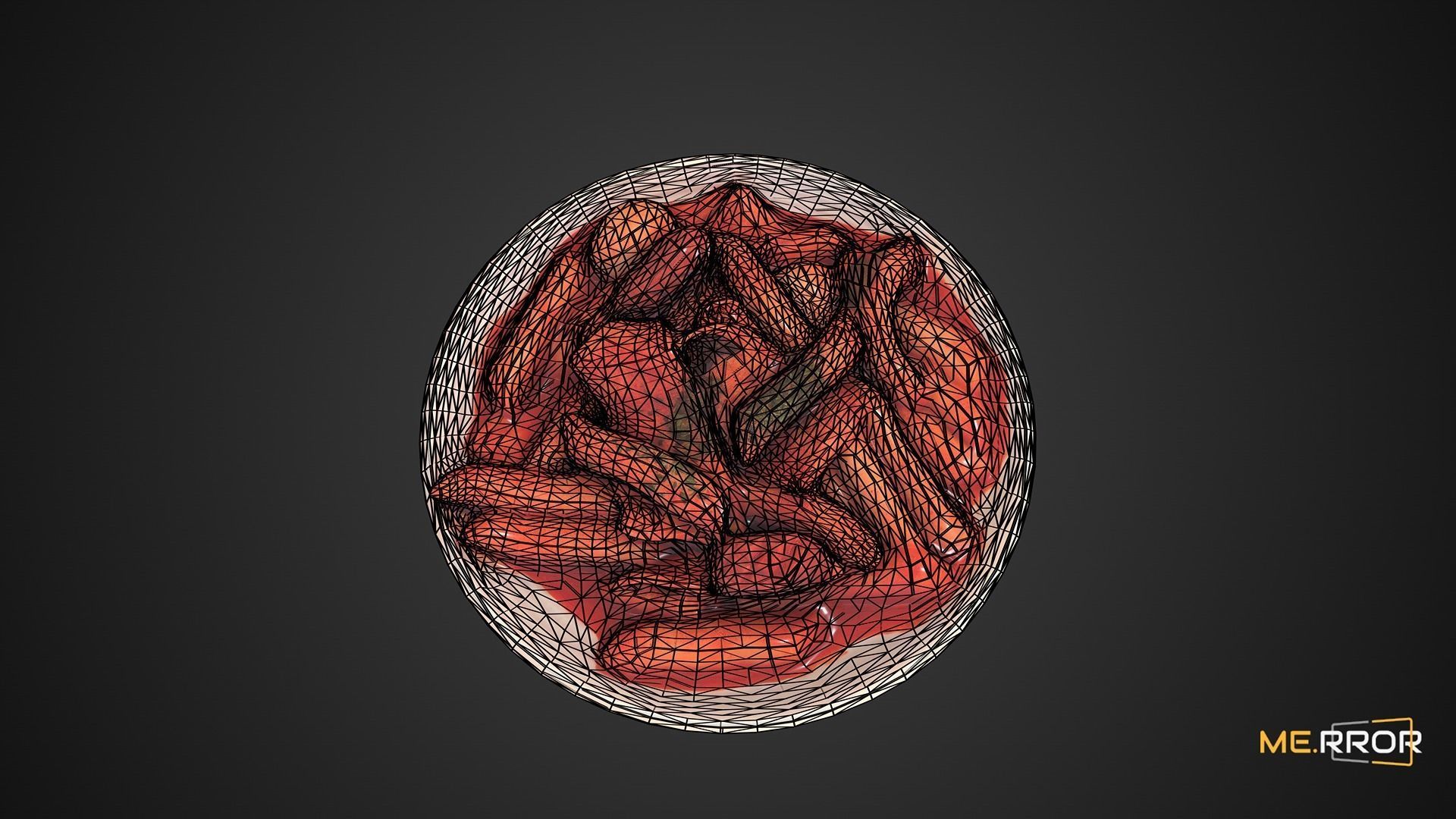 Game Ready Topokki Low-poly 3D model_6