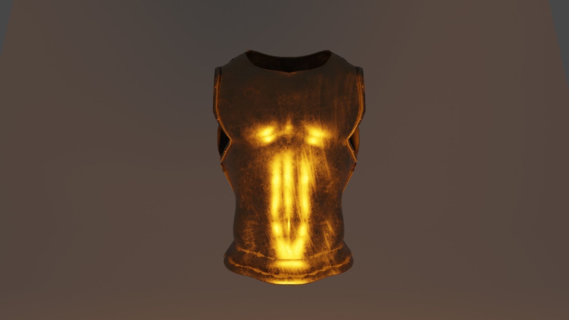 Bronze Breastplate free VR / AR / lowpoly 3D model CGTrader