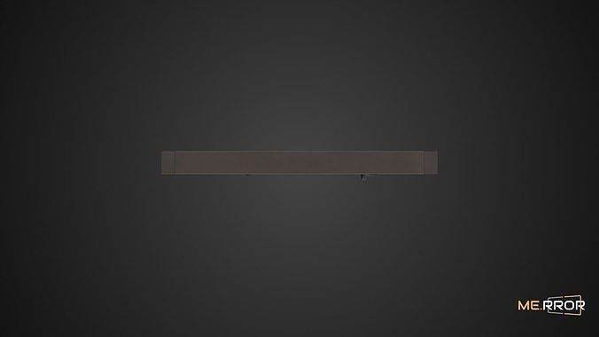 Game Ready Old Metal Door 4 Low-poly 3D model 6