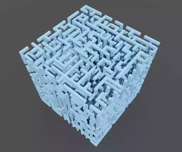 Maze Cube 3D model