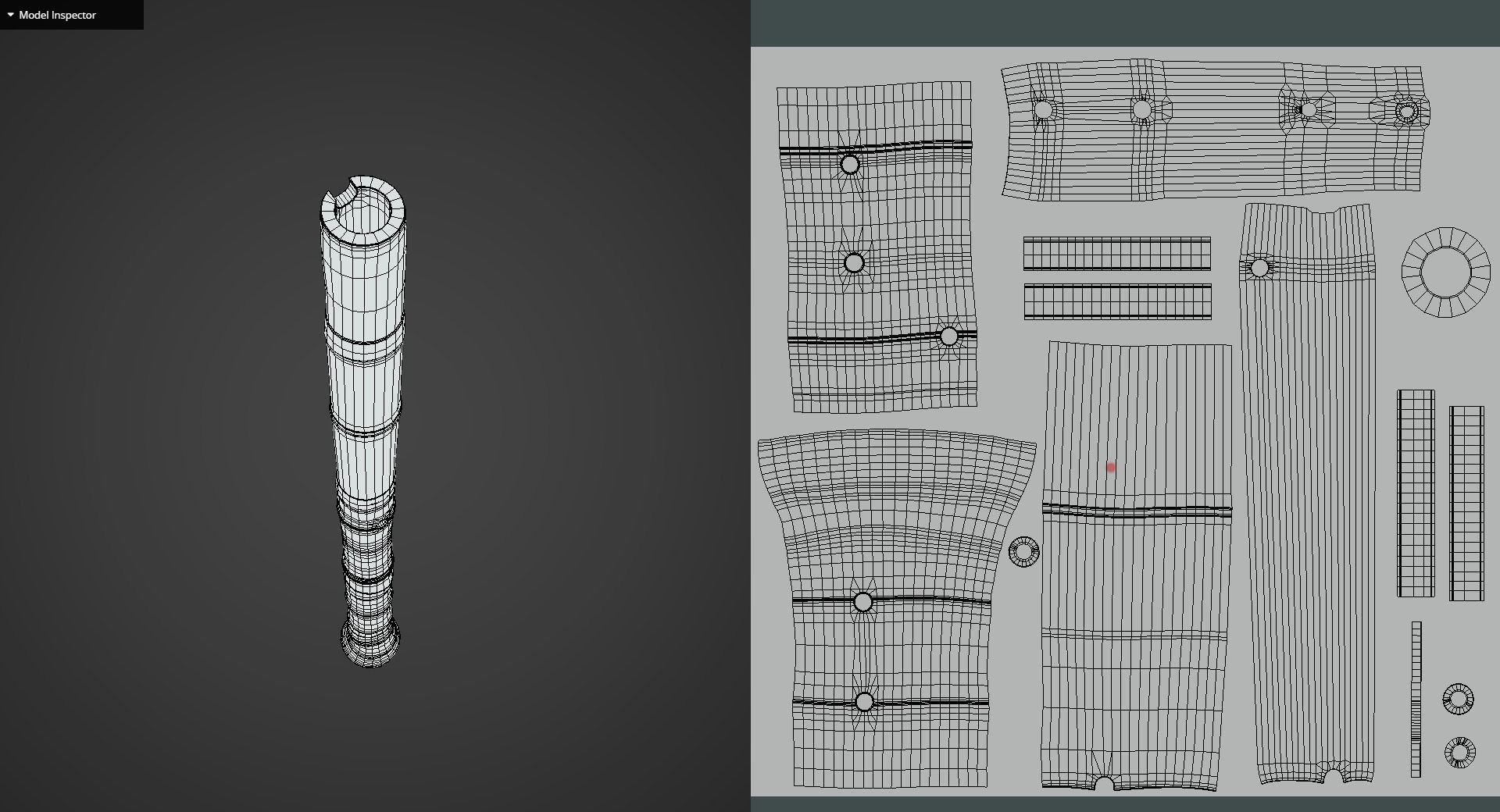 Game Ready Korean Traditional Instrument Danso Low-poly 3D model_13