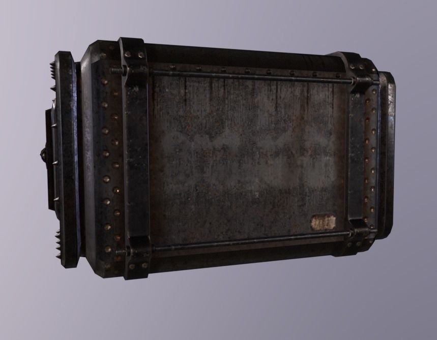 The Machine Boiler Low-poly 3D model_3