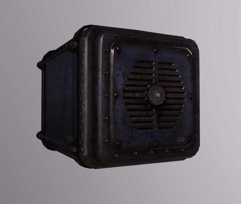 The Machine Boiler Low-poly 3D model_6