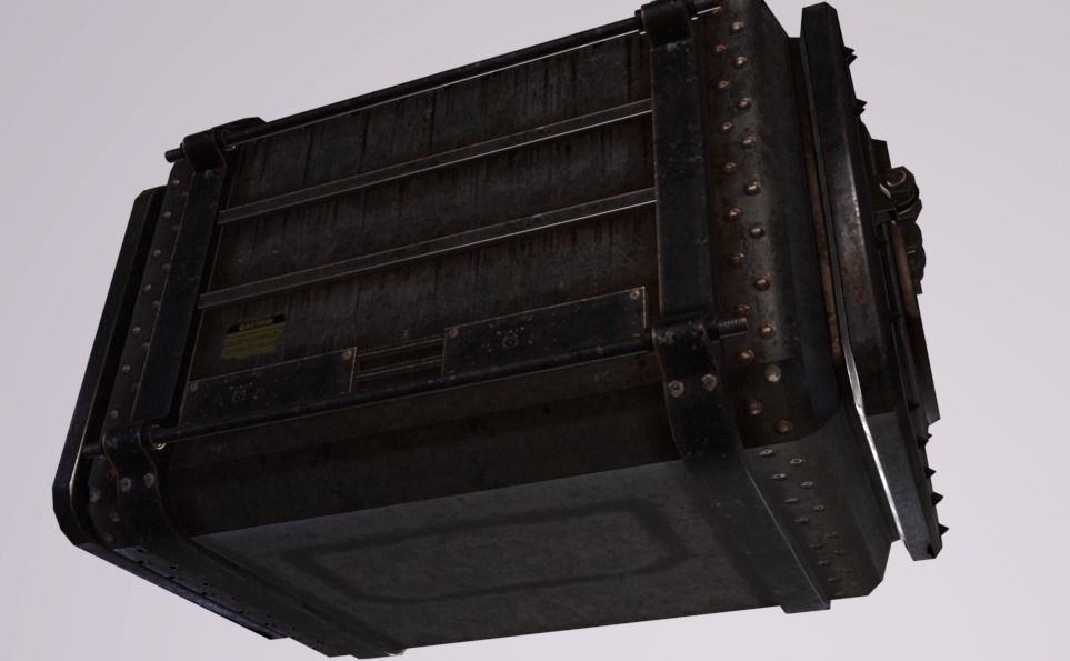 The Machine Boiler Low-poly 3D model_5