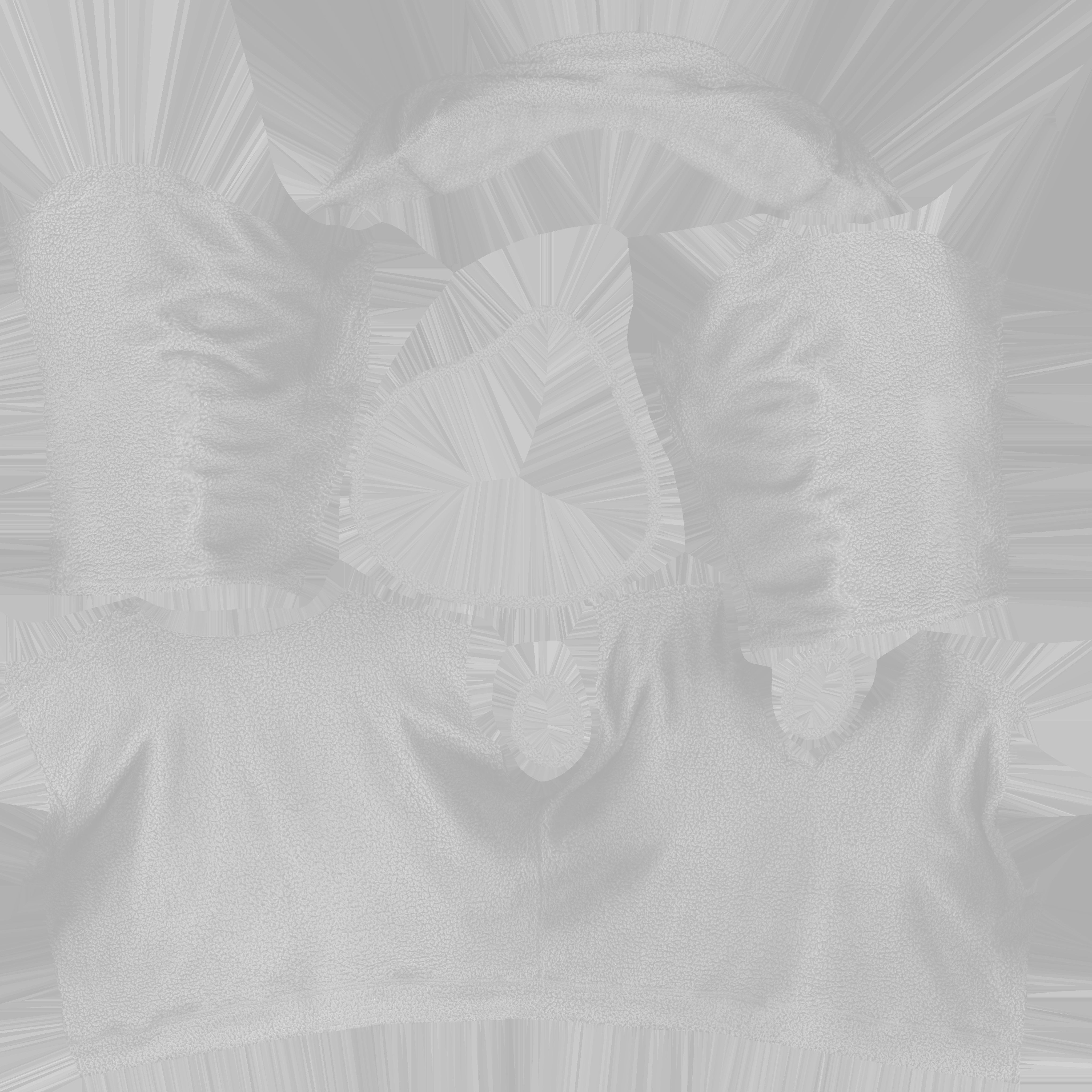 Game Ready Blue Fleece Jacket Low-poly 3D model_19