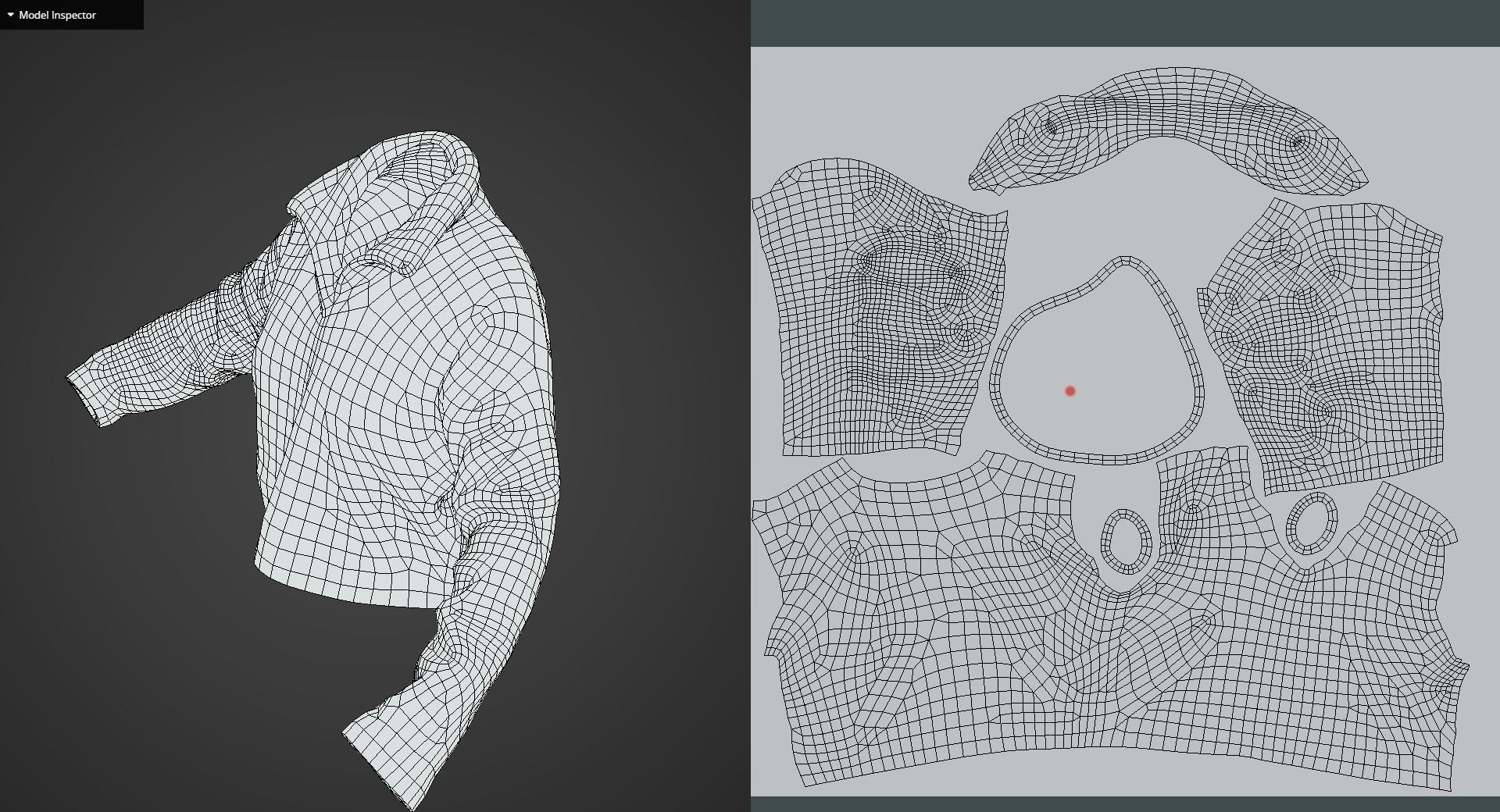 Game Ready Blue Fleece Jacket Low-poly 3D model_13