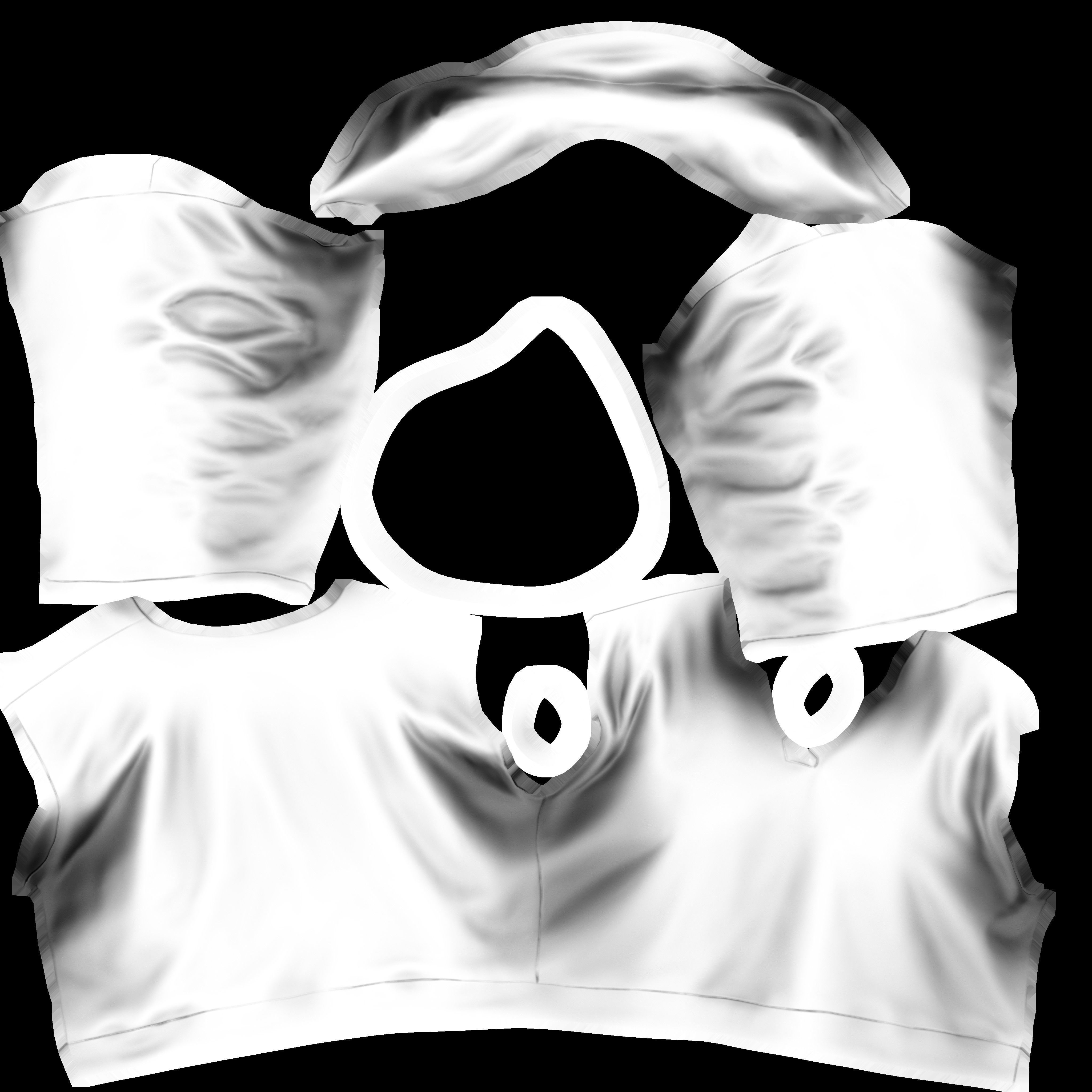 Game Ready Blue Fleece Jacket Low-poly 3D model_15