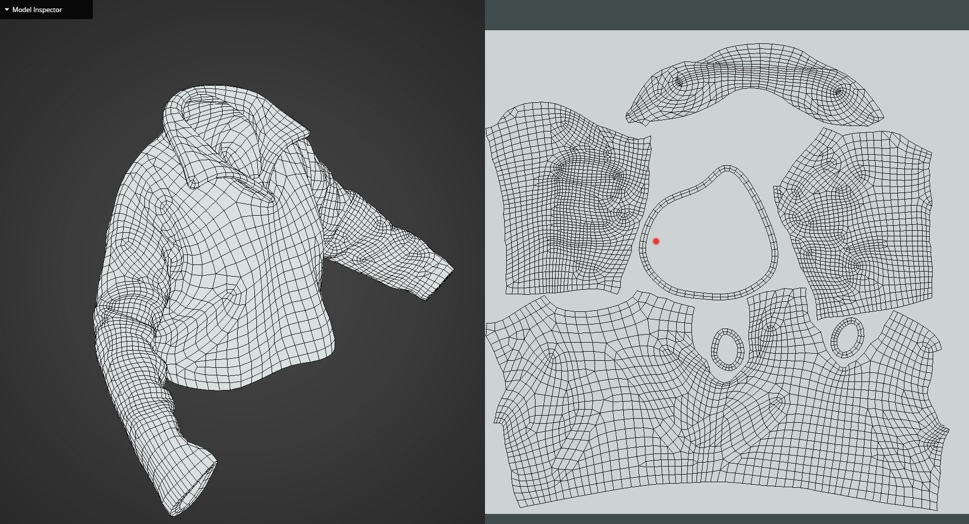 Game Ready Blue Fleece Jacket Low-poly 3D model_12