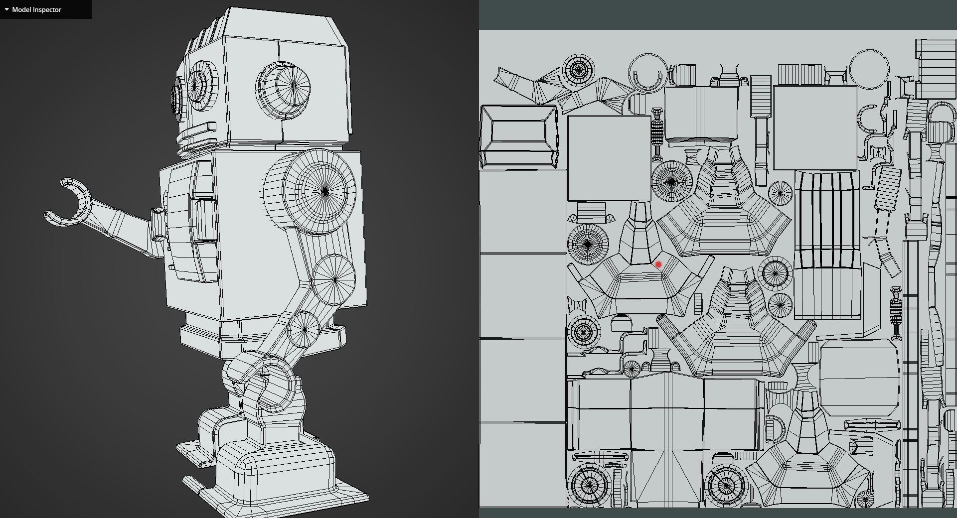 Game Ready Toy Robot Low-poly 3D model_13