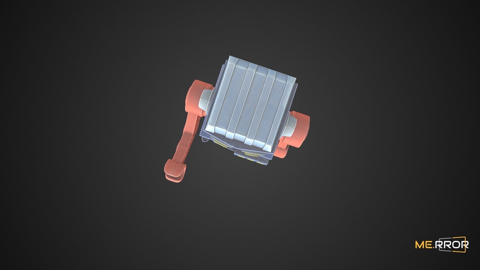 Game Ready Toy Robot Low-poly 3D model_9