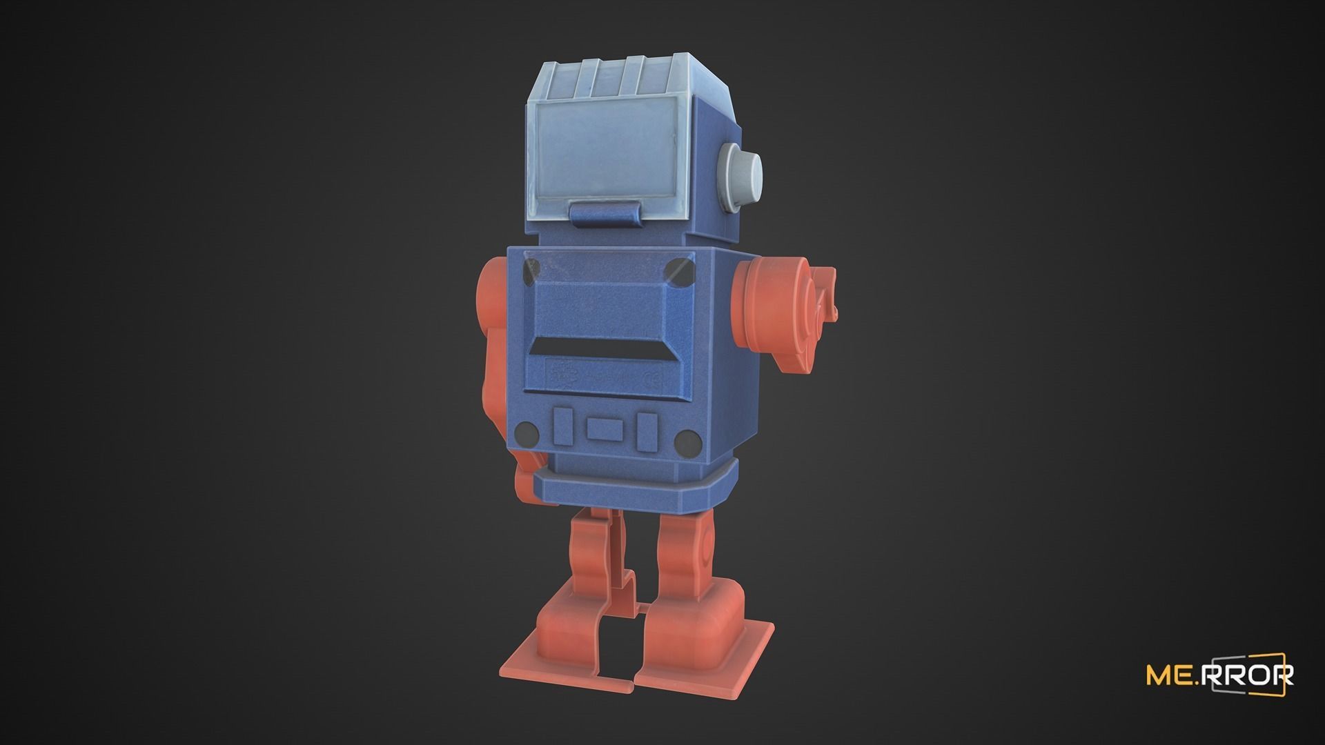 Game Ready Toy Robot Low-poly 3D model_2