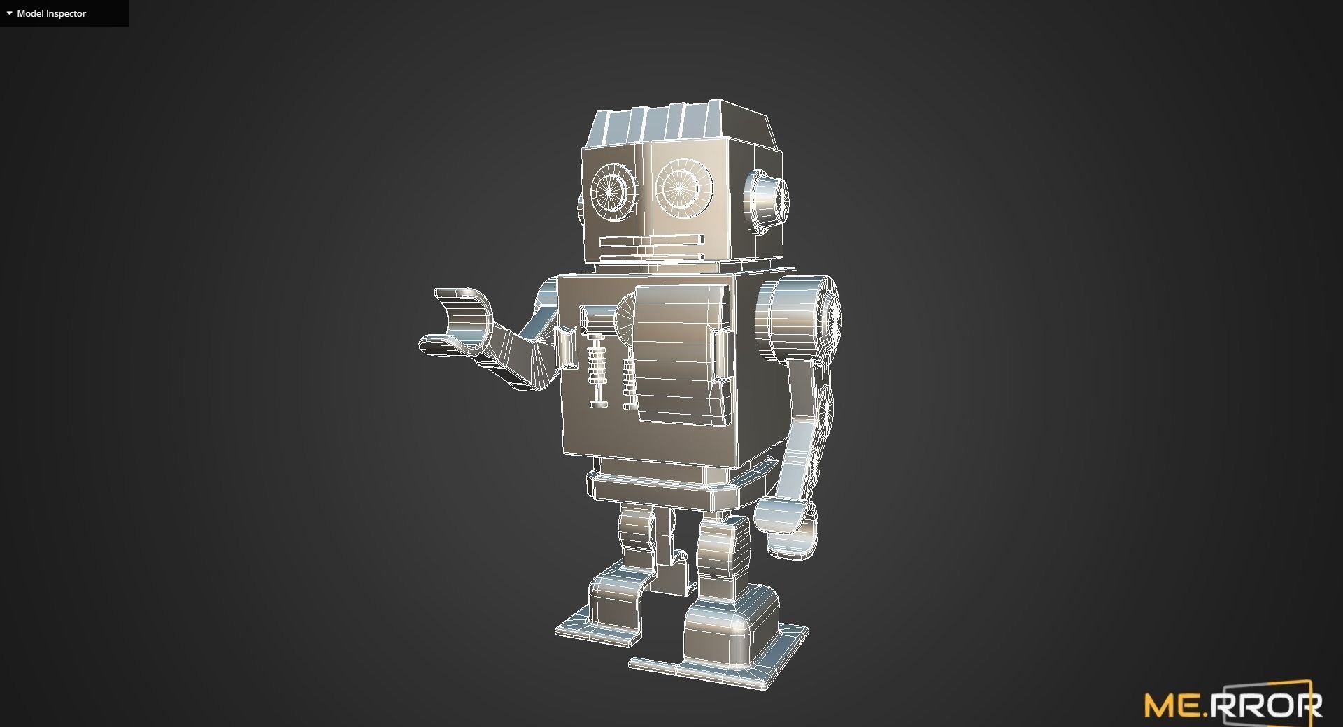 Game Ready Toy Robot Low-poly 3D model_11