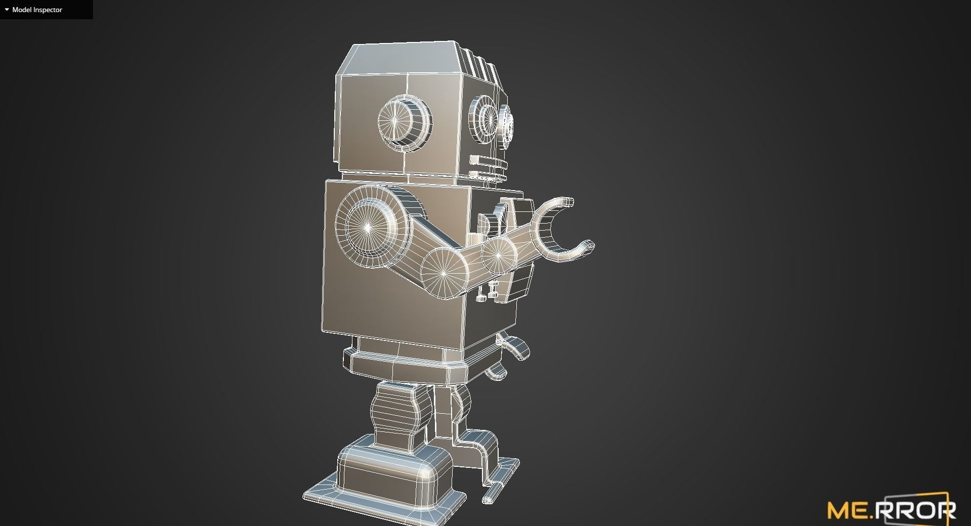 Game Ready Toy Robot Low-poly 3D model_10