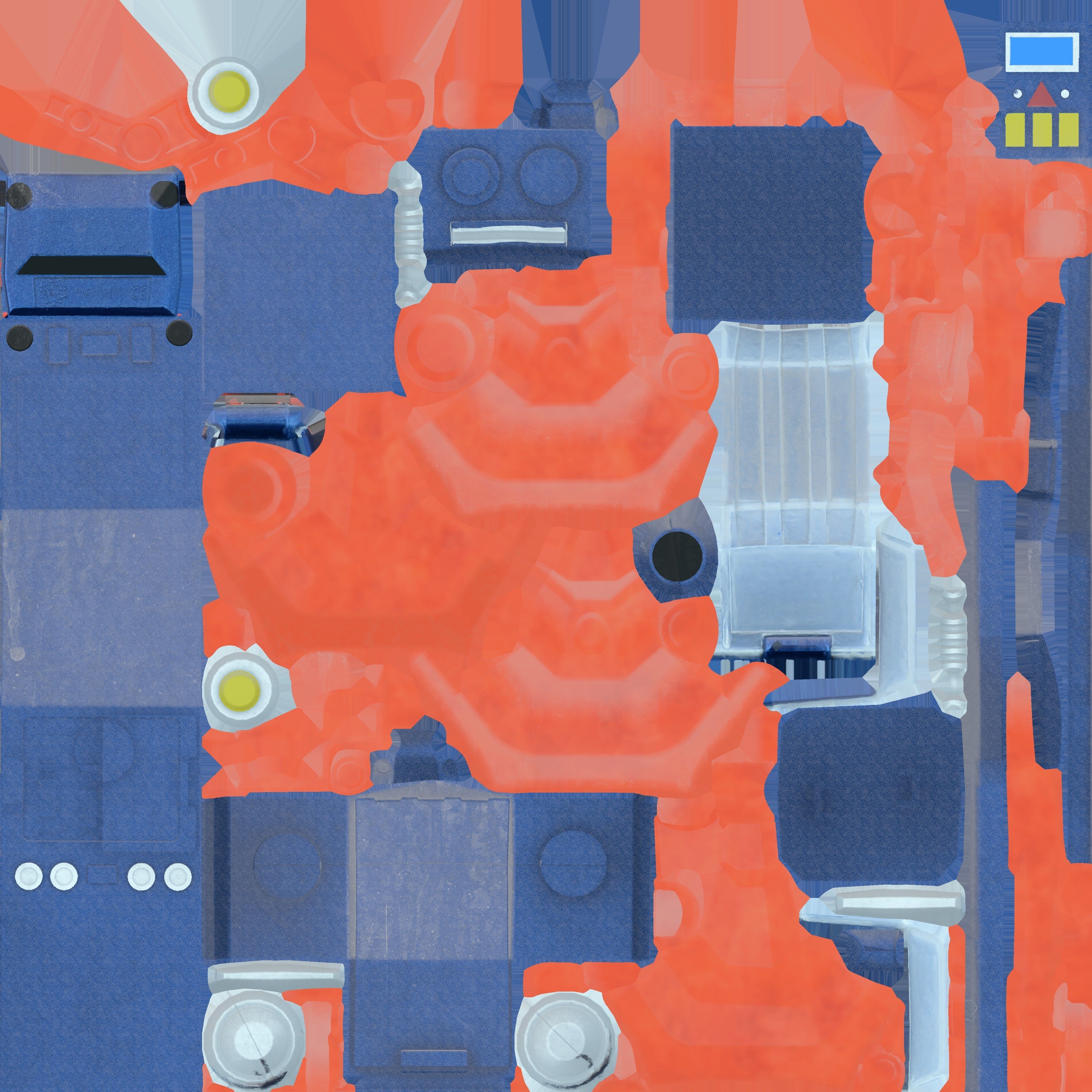 Game Ready Toy Robot Low-poly 3D model_19