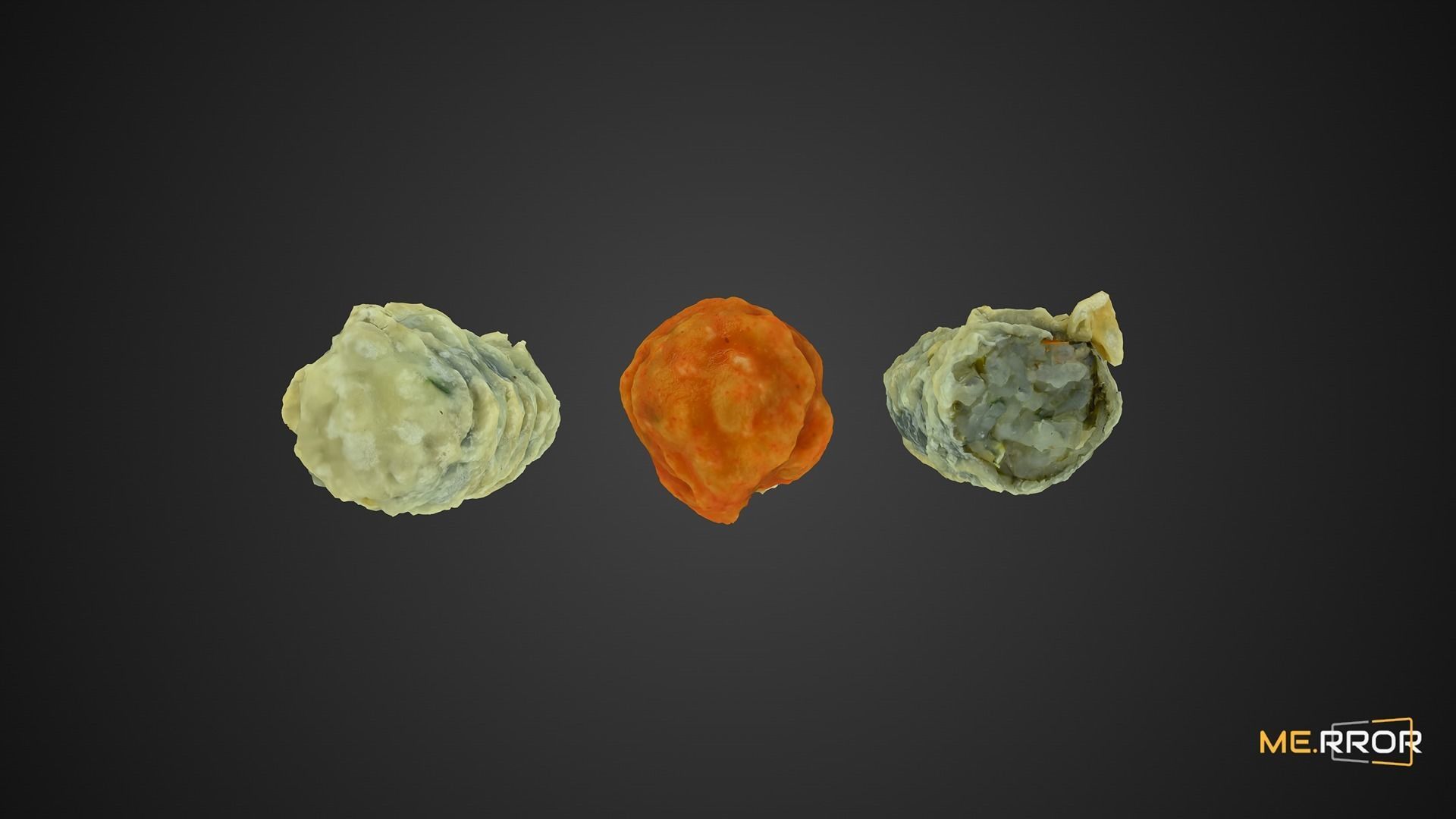 Fried Seaweed Roll Set 3D model_8