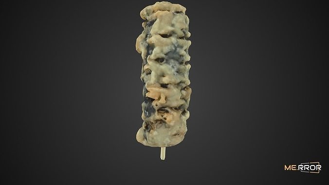Game Ready Fried Seaweed Roll Set Low-poly 3D model 5
