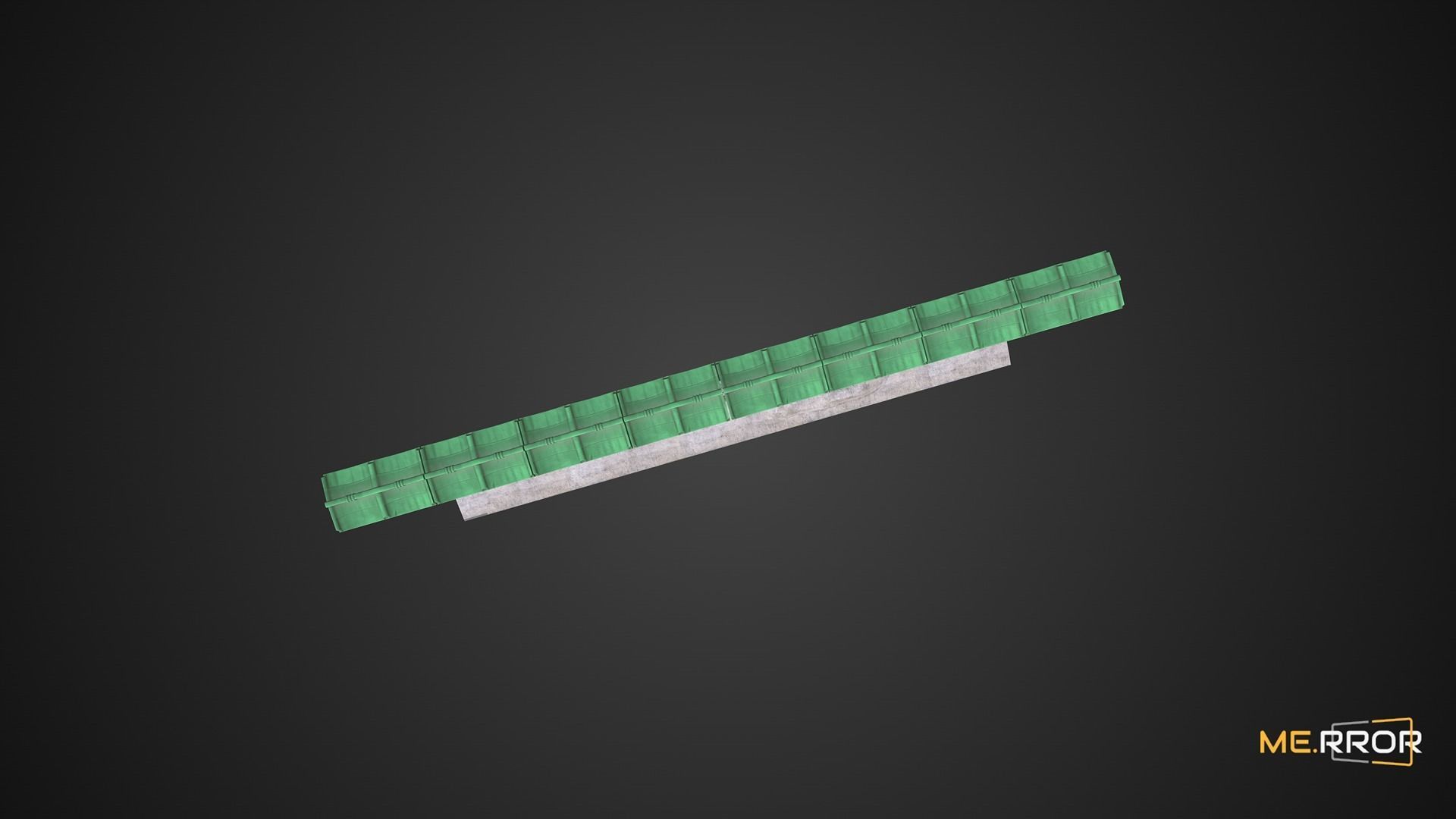 Game Ready Brick Wall 2 Low-poly 3D model_3