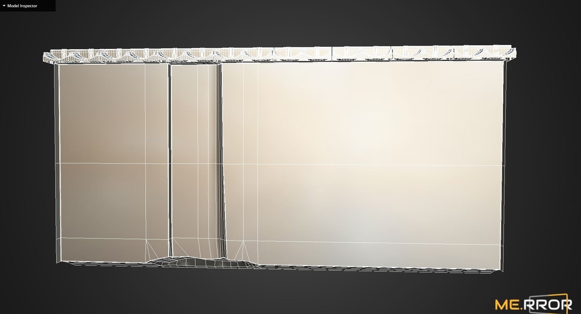 Game Ready Brick Wall 2 Low-poly 3D model_8