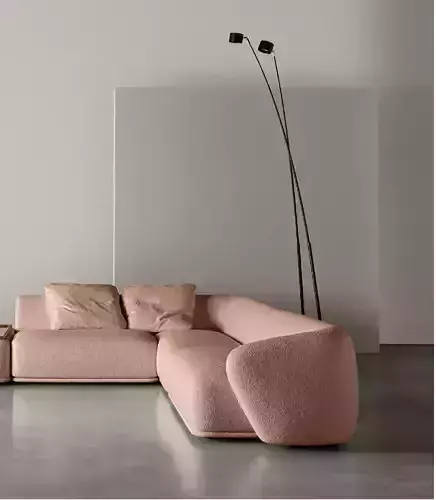 3D Model Meridiani Sofa RENE