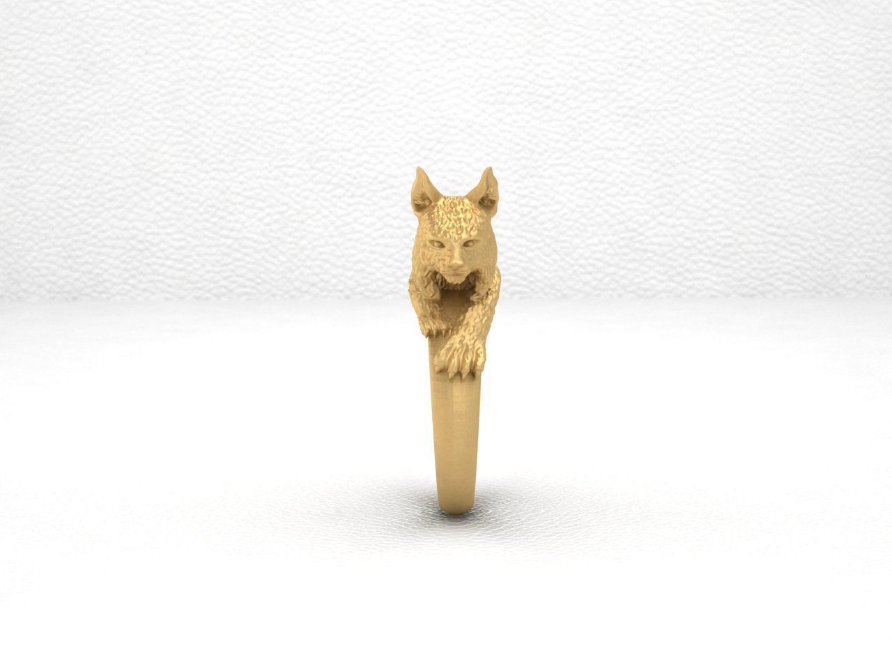 Lynx Ring 3D print model_3