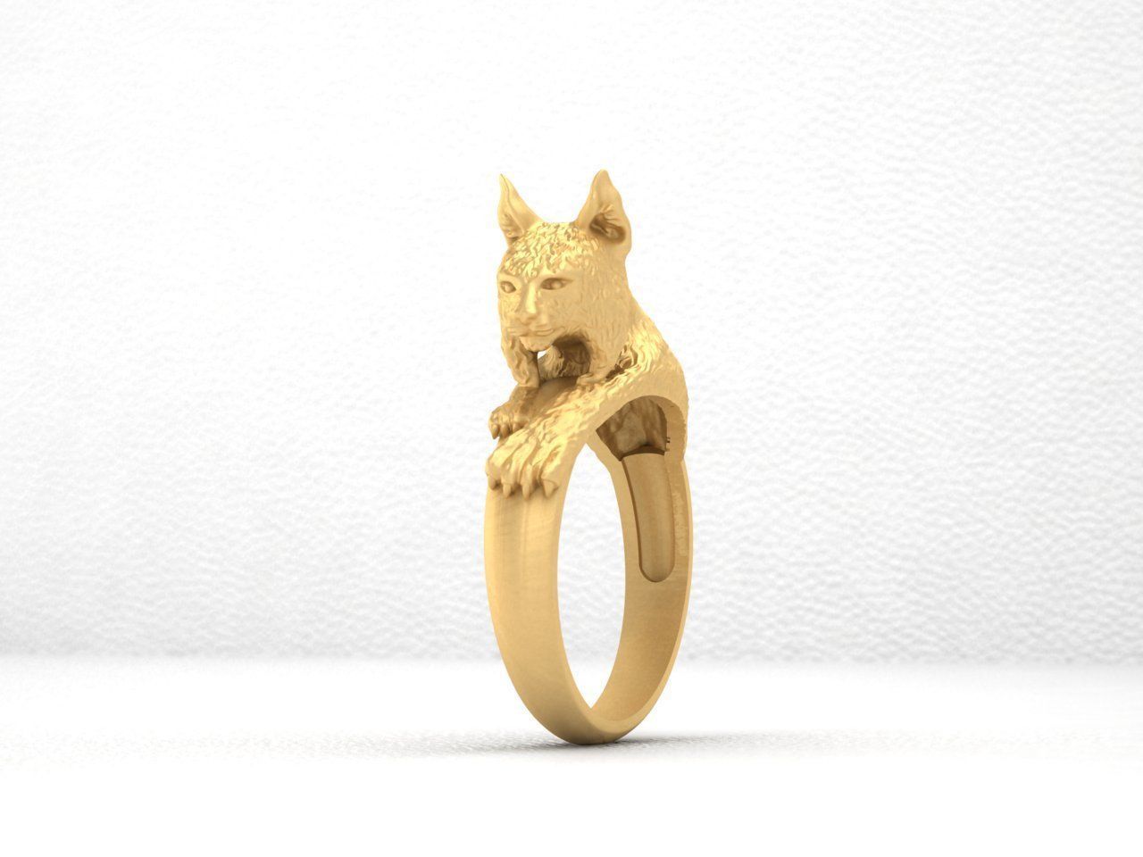 Lynx Ring 3D print model_2