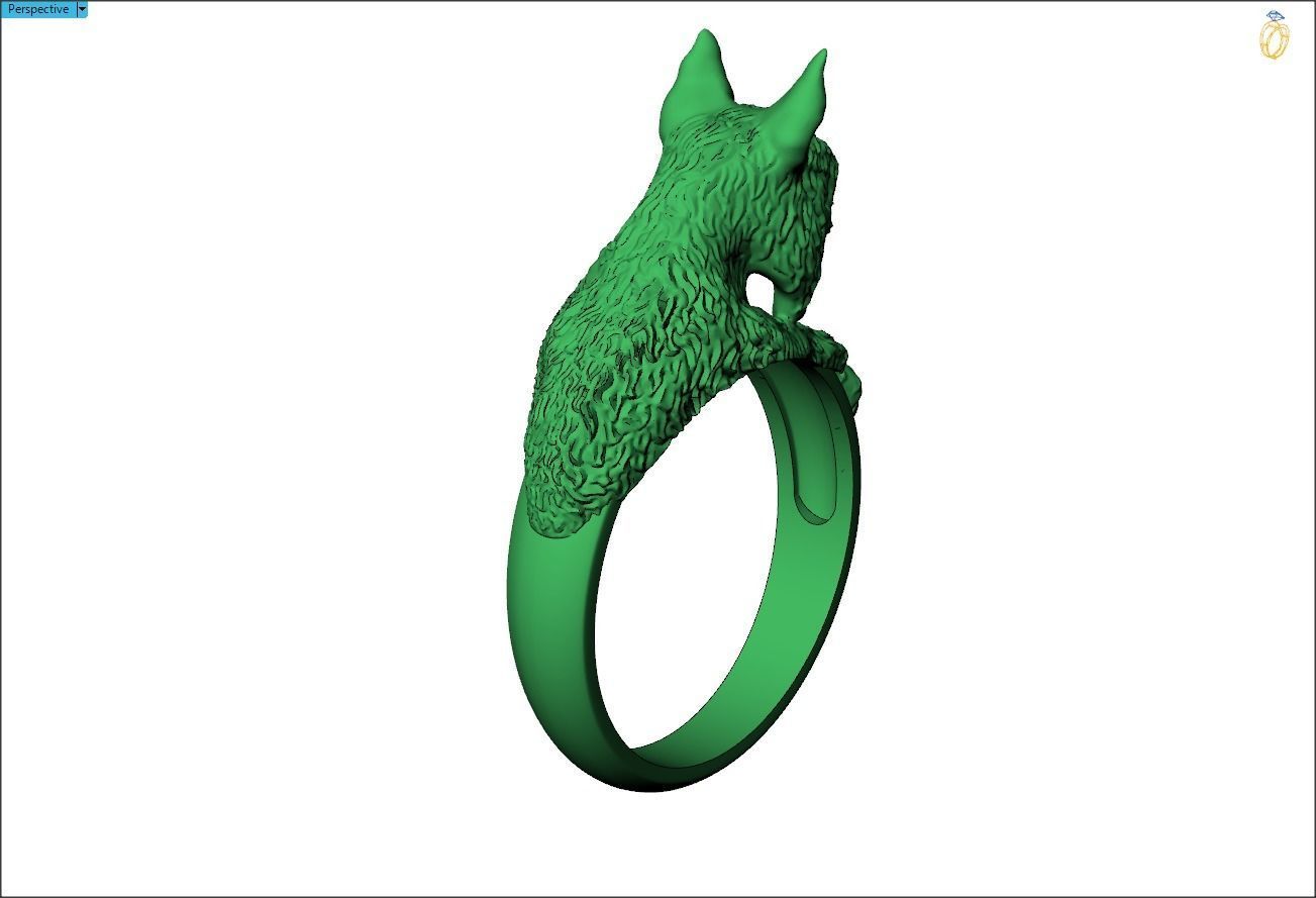 Lynx Ring 3D print model_6