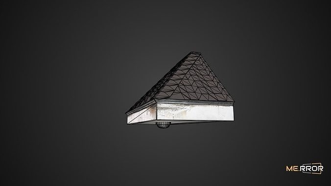 Game Ready Old Villar Porch Roof Low-poly 3D model 5