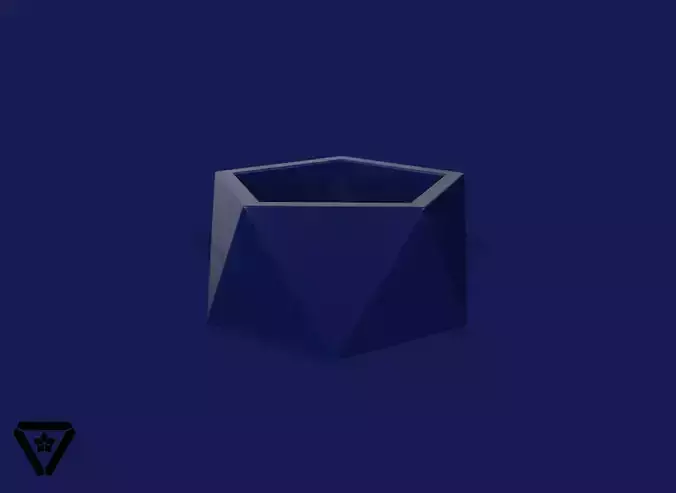22 Icosahedron Geometric Container V1 Aeria