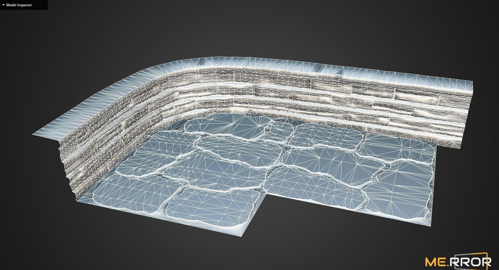 Game Ready Stone Wall and Floor Low-poly 3D model_11