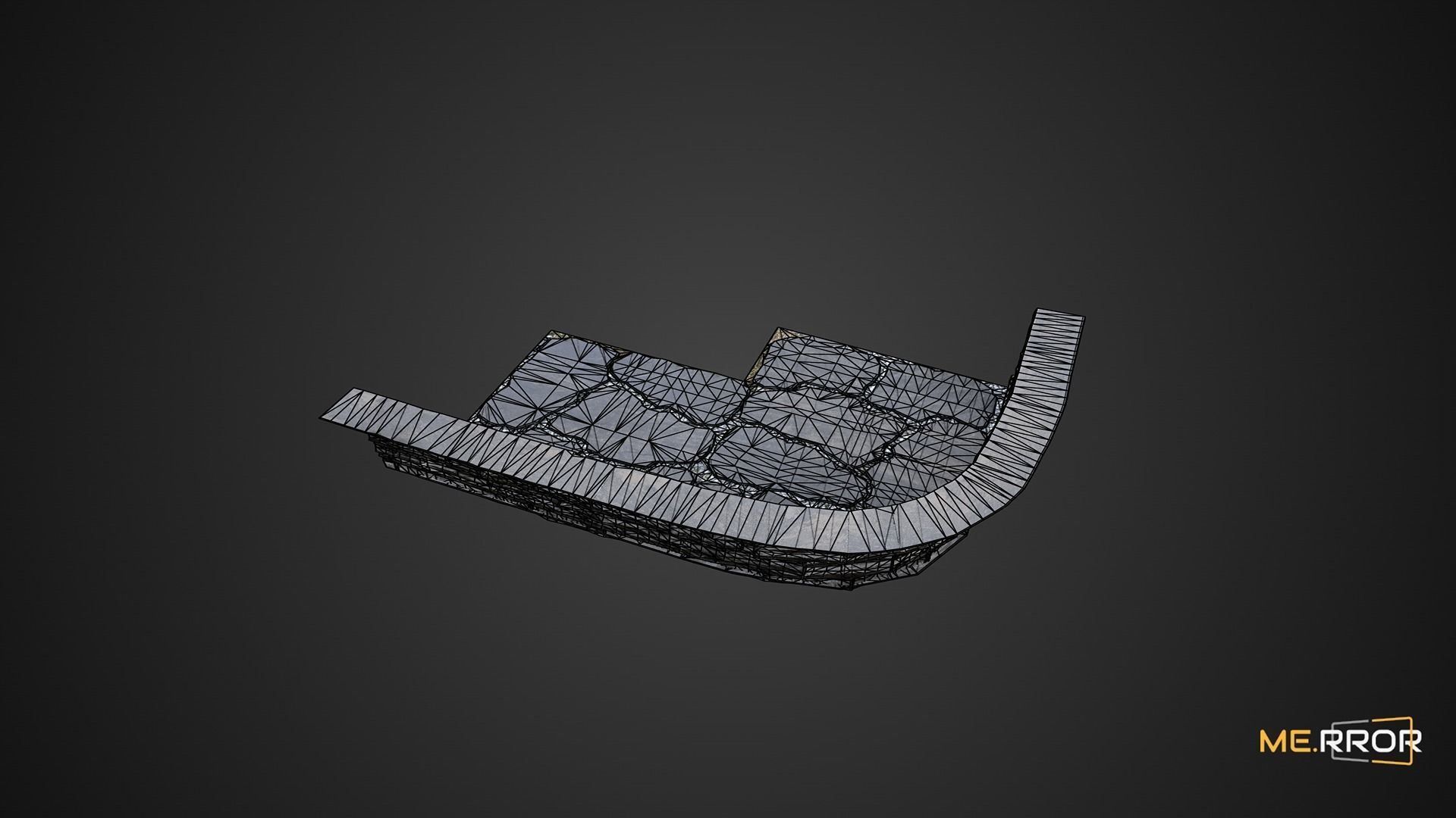 Game Ready Stone Wall and Floor Low-poly 3D model_9
