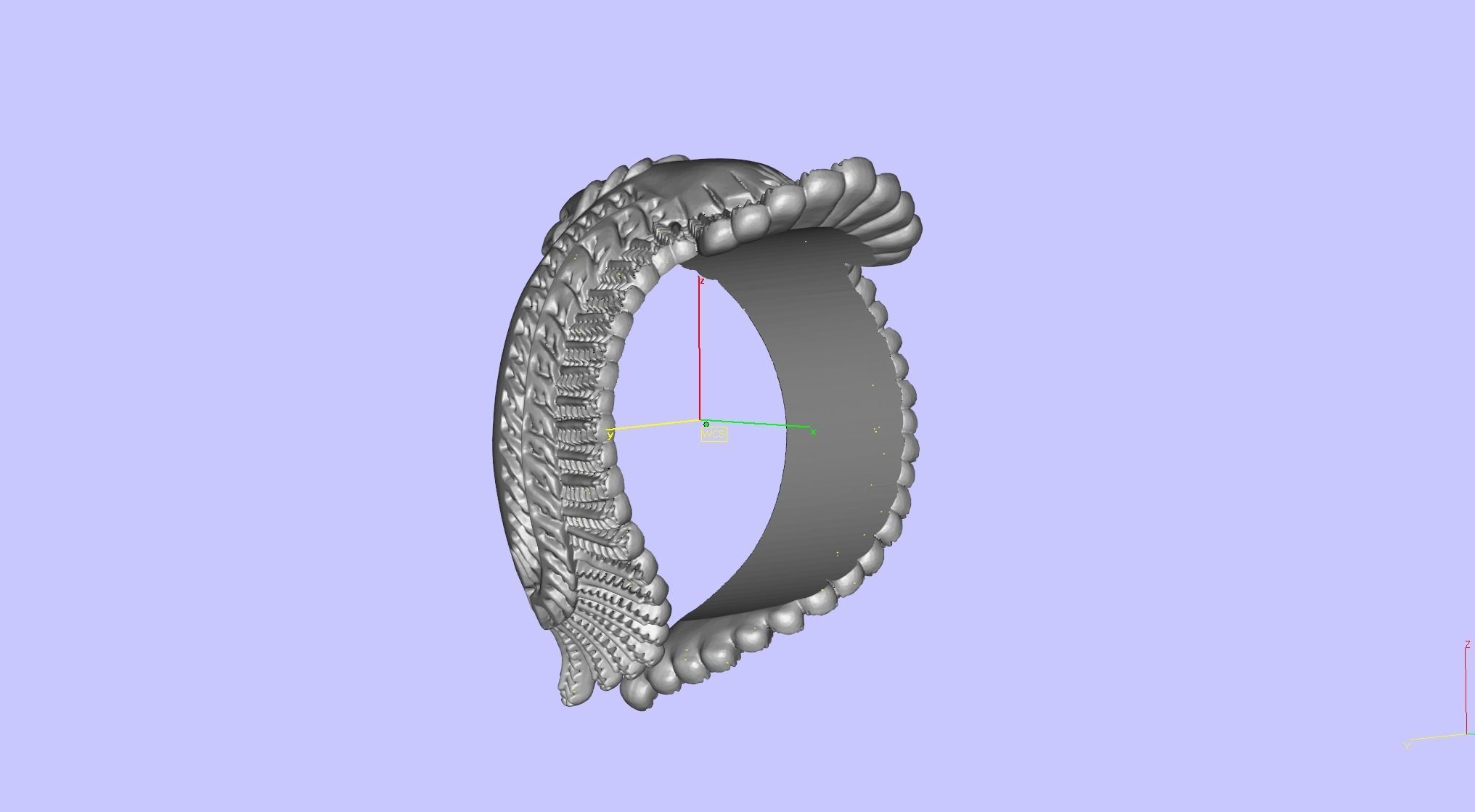 Eagle Ring  3D print model_1