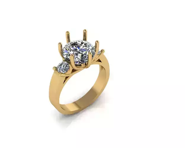 Wedding Ring 3D print model