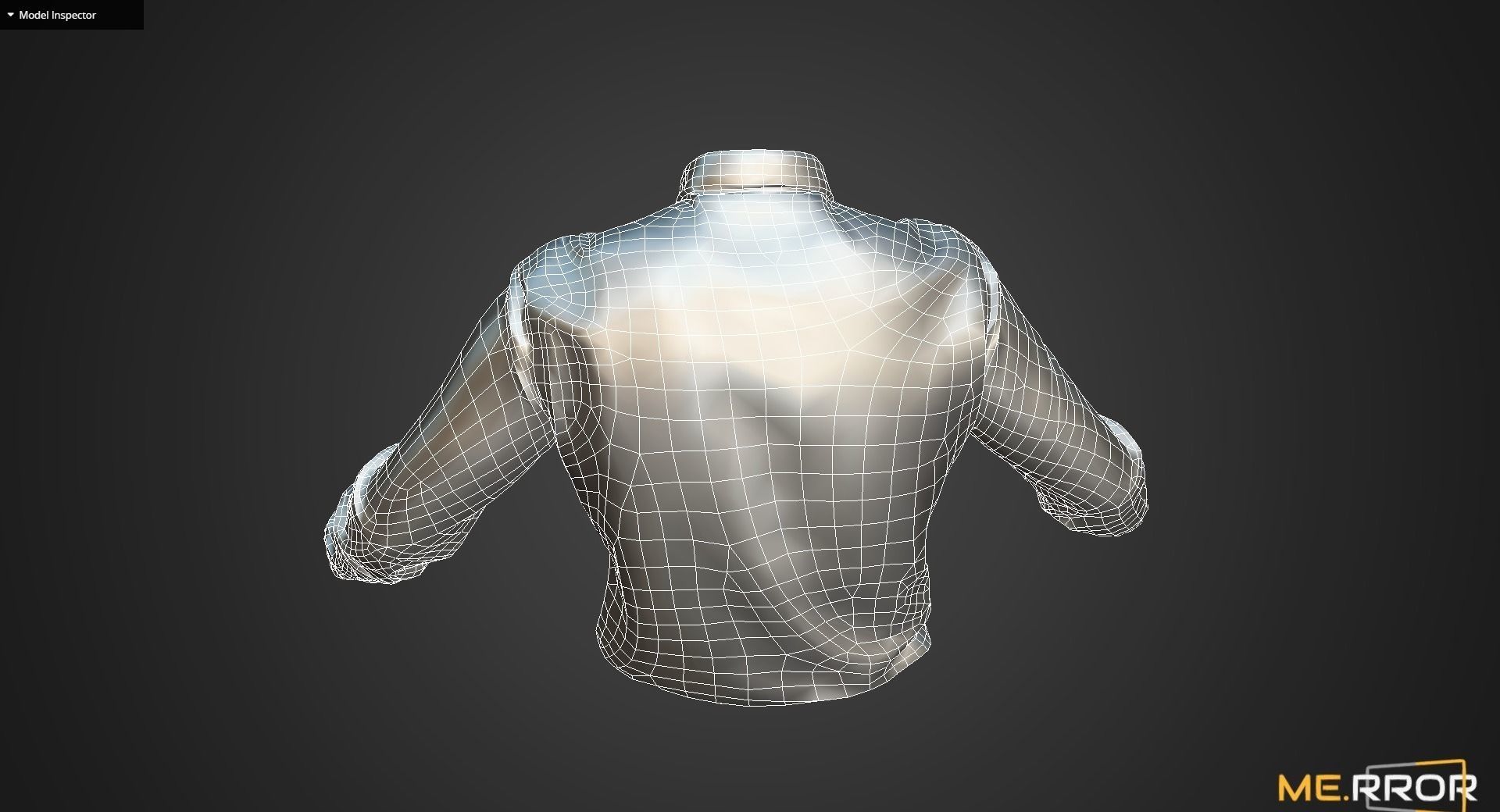 Game Ready Blue Shirts Low-poly 3D model_9