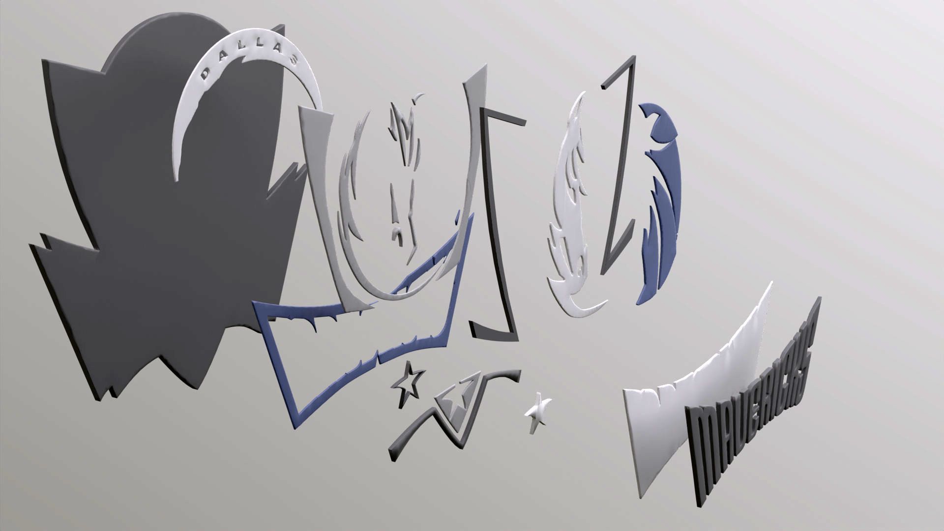 USA Southwest Teams Printable LOGOS 3D print model_9