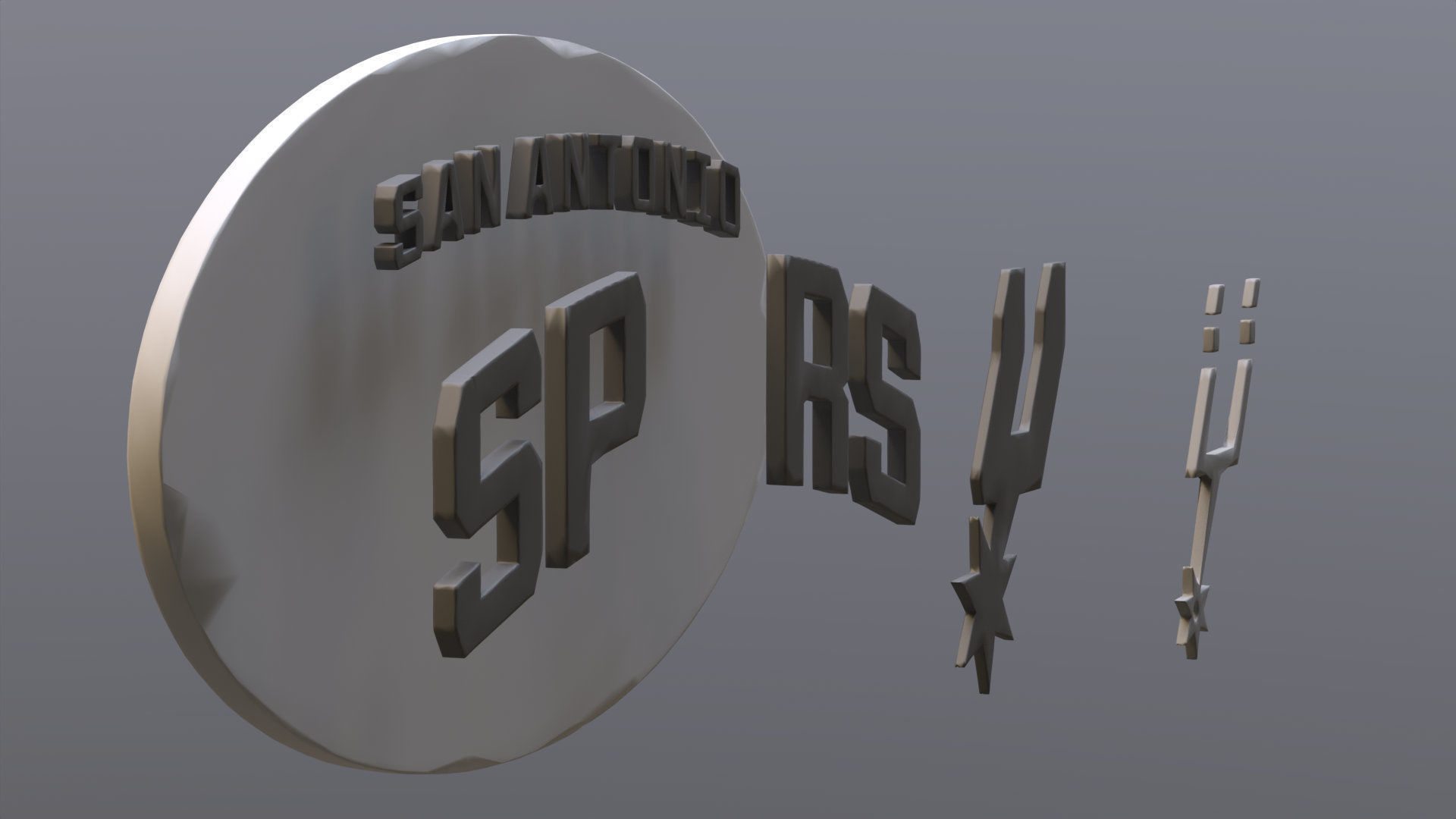 USA Southwest Teams Printable LOGOS 3D print model_14
