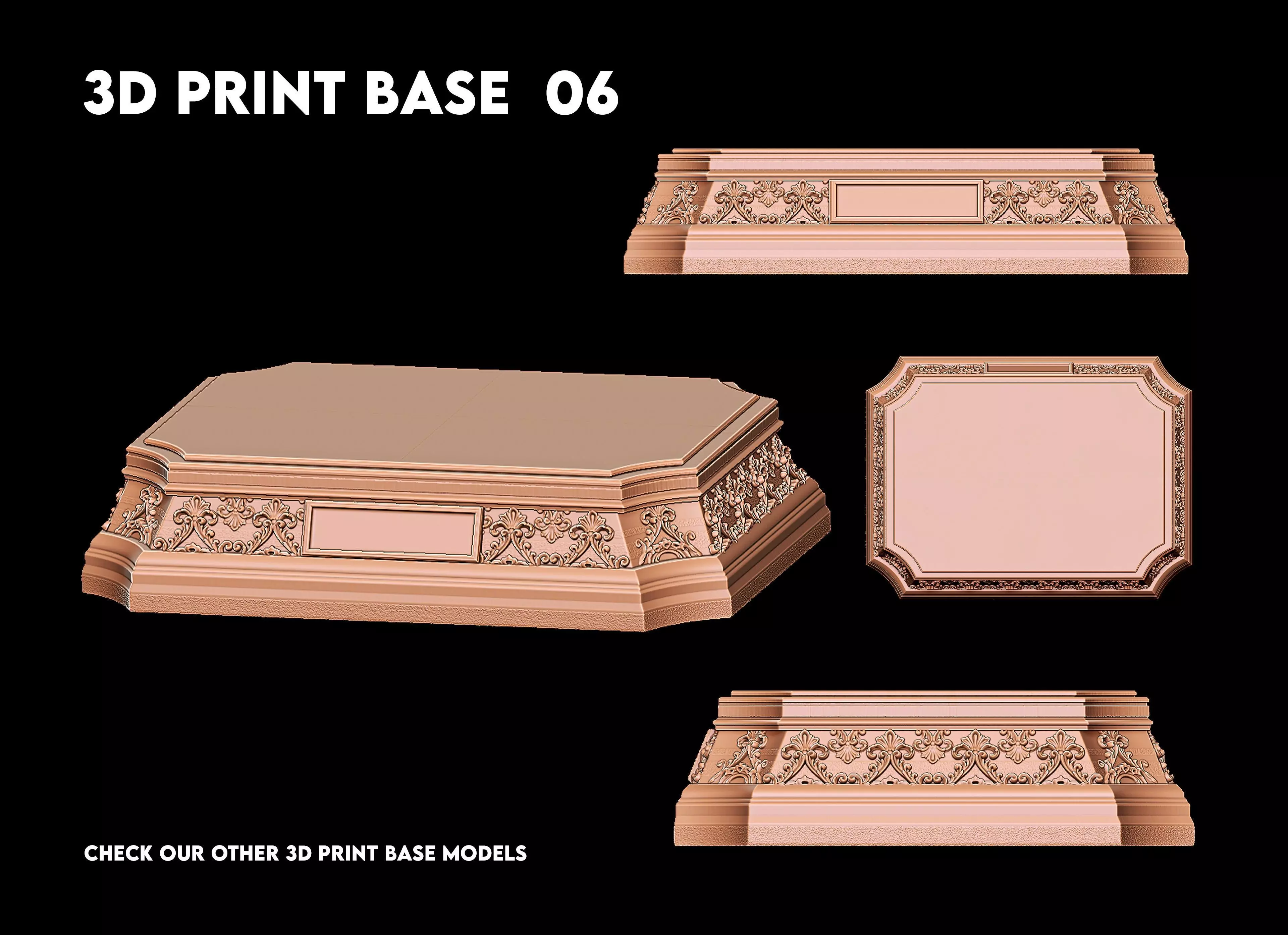 3D Print Base 06 3D print model