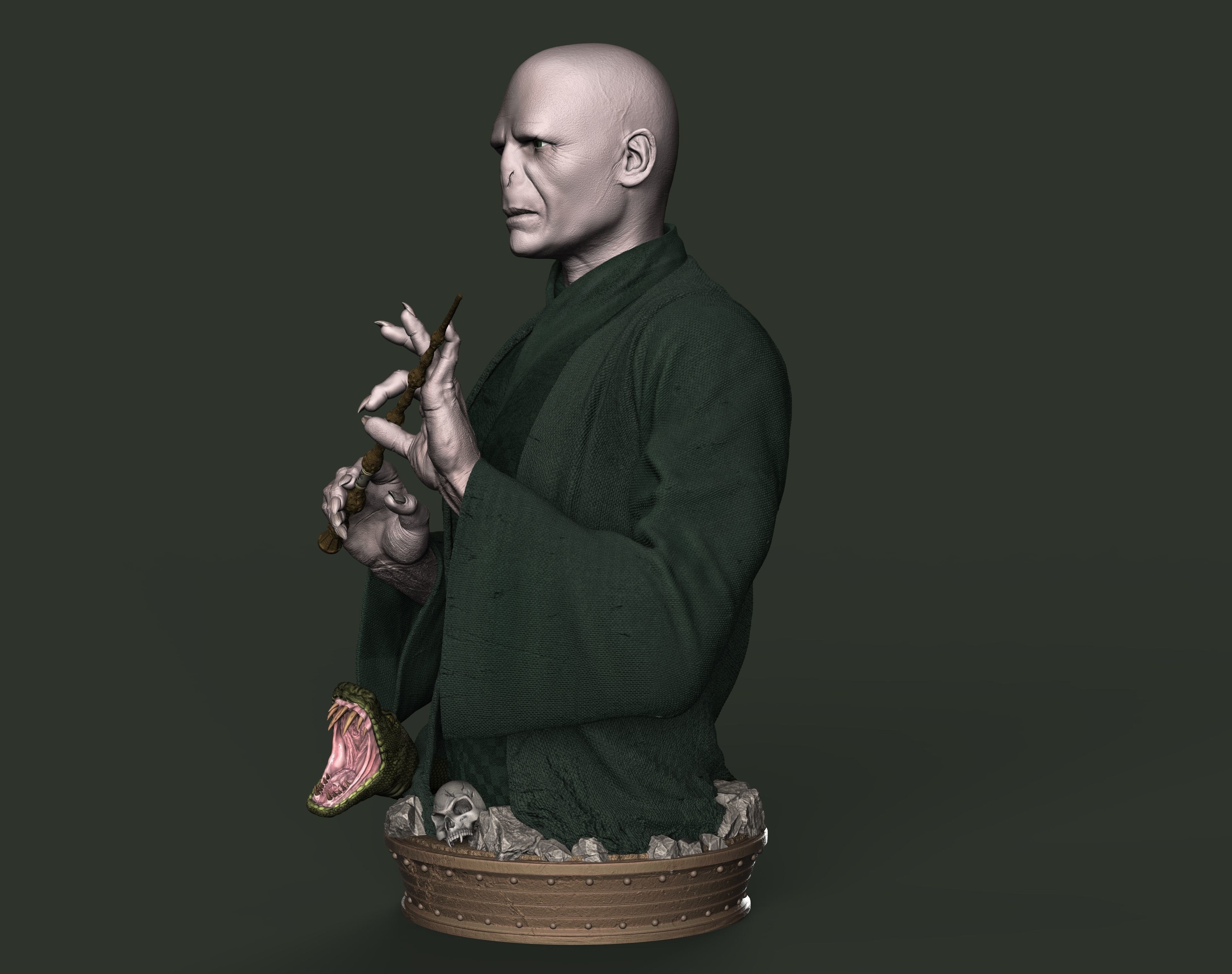 Voldemort 3D print model_7