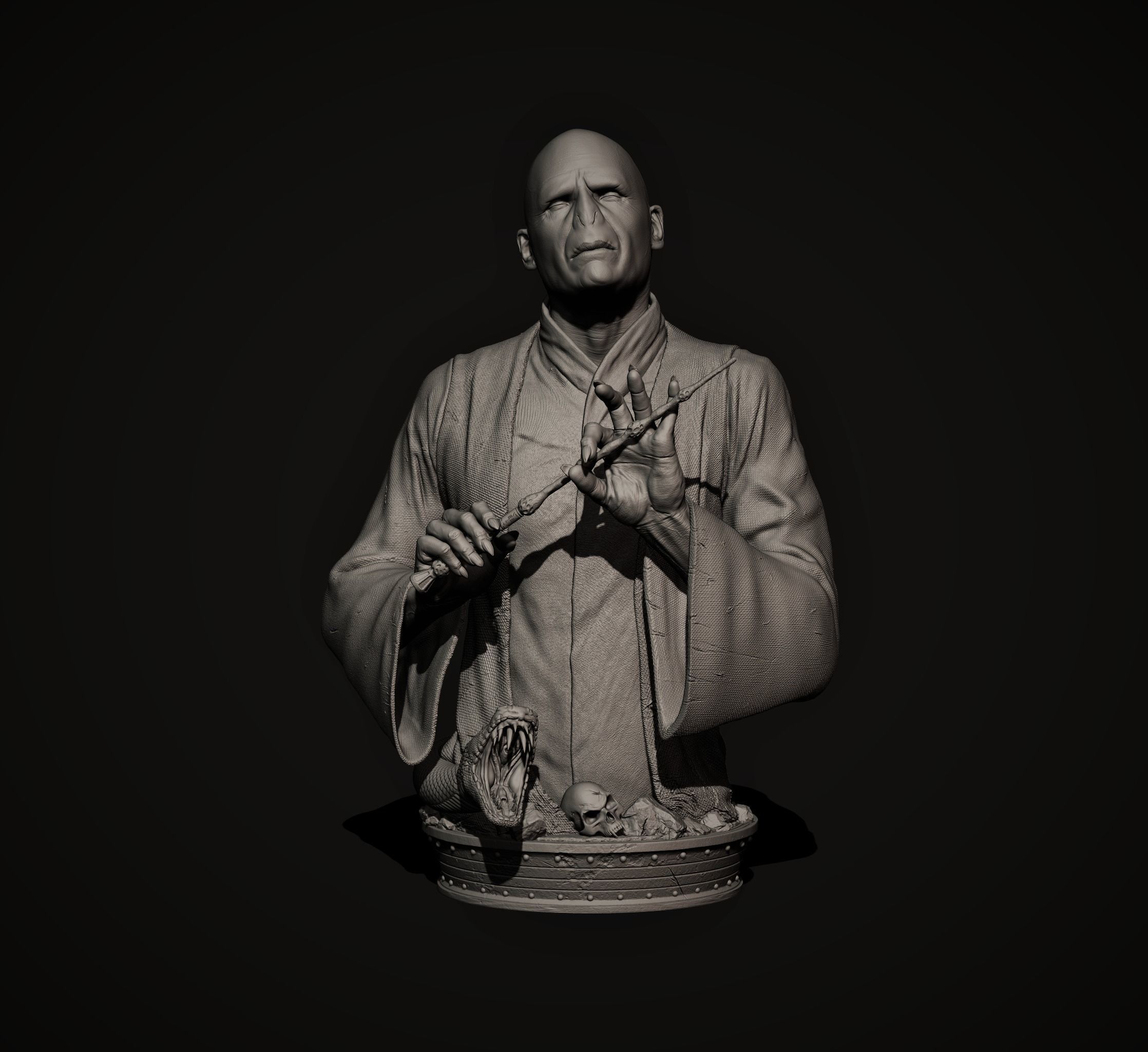 Voldemort 3D print model_8