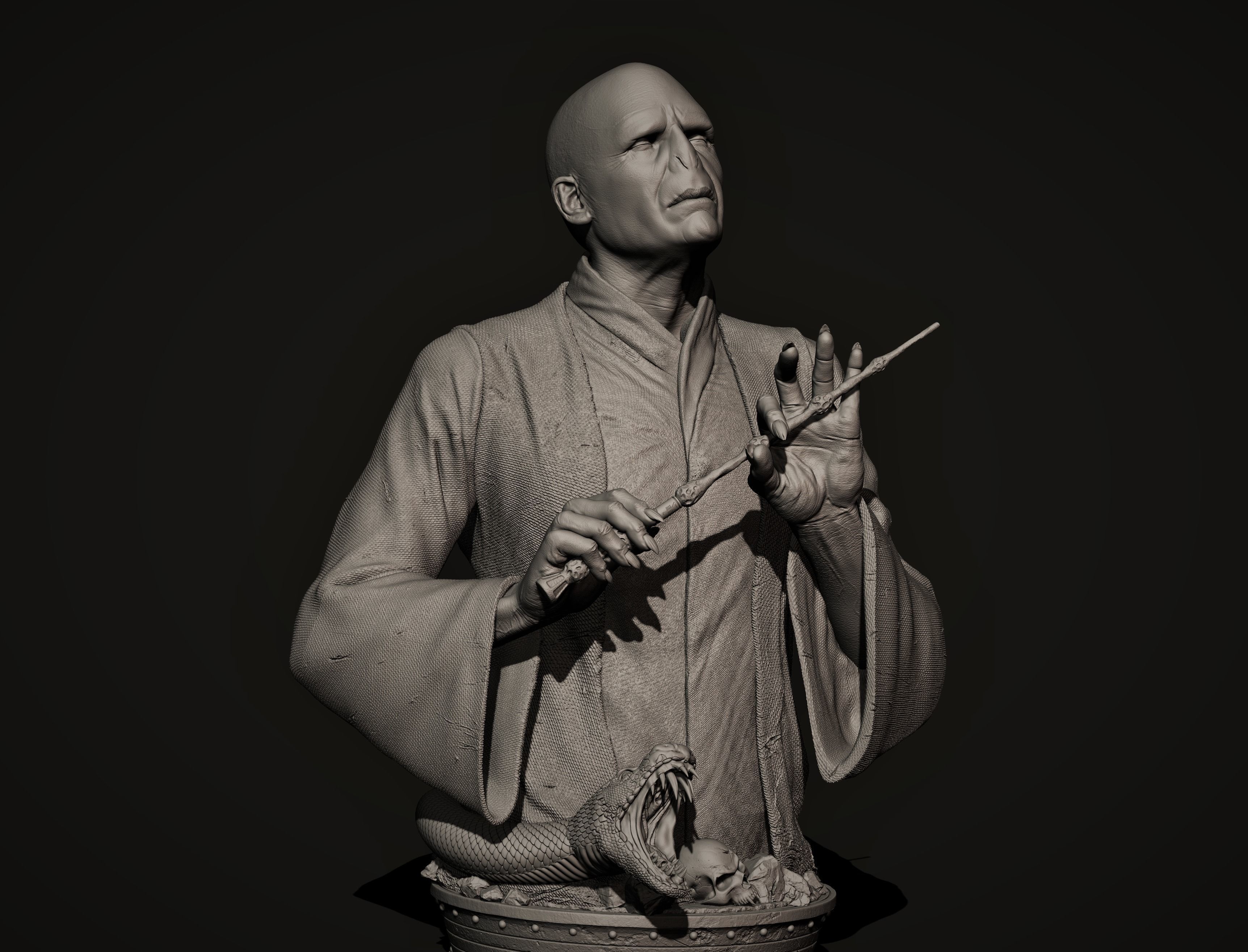 Voldemort 3D print model_9