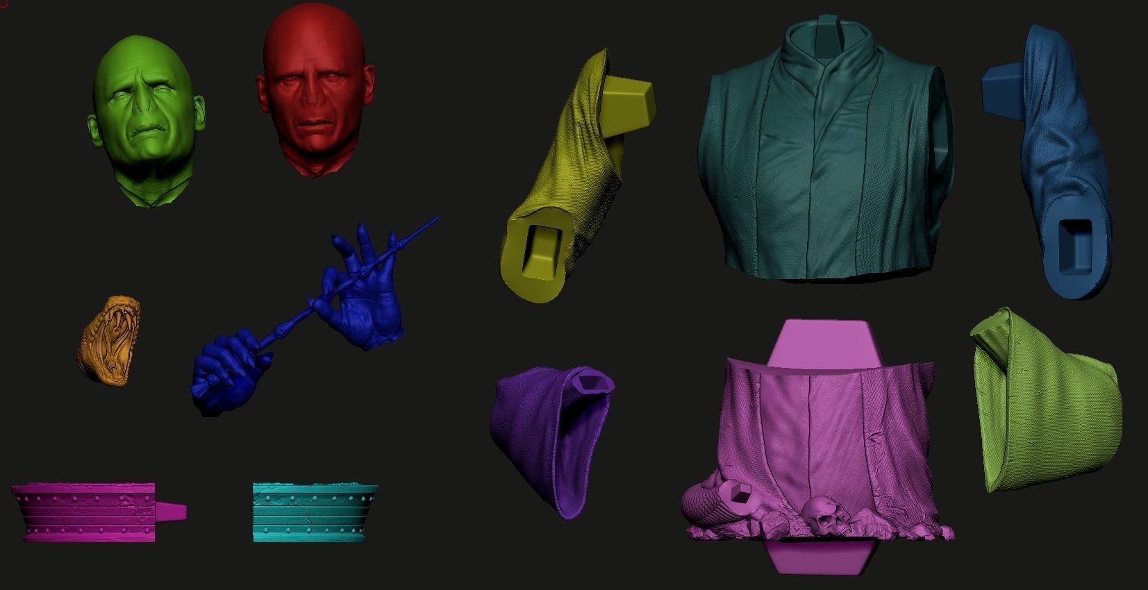 Voldemort 3D print model_15