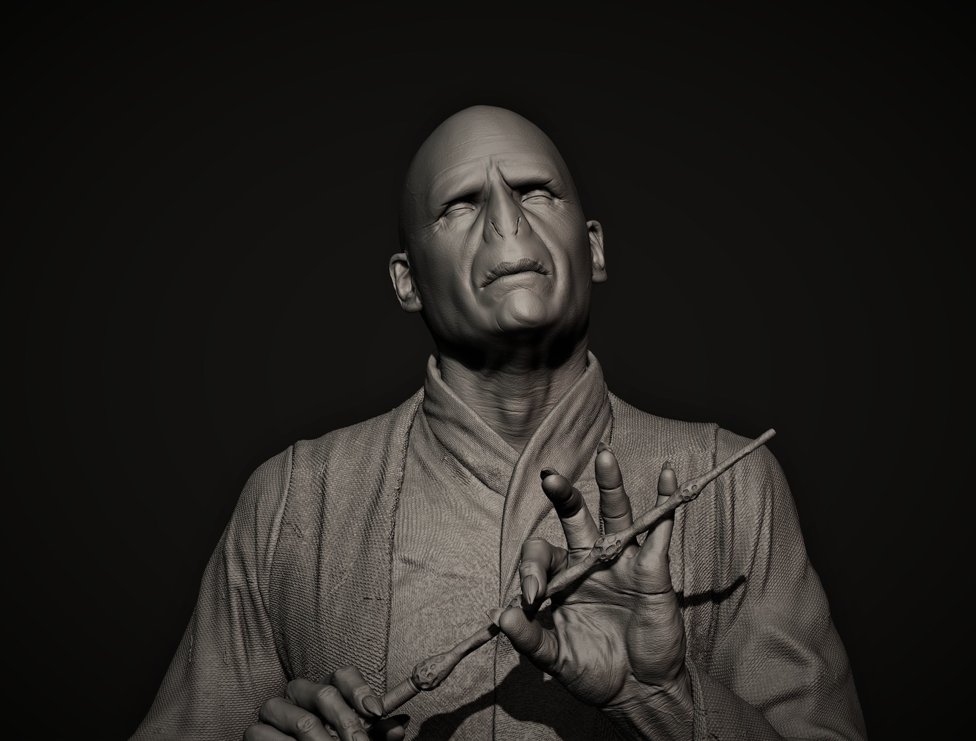 Voldemort 3D print model_10