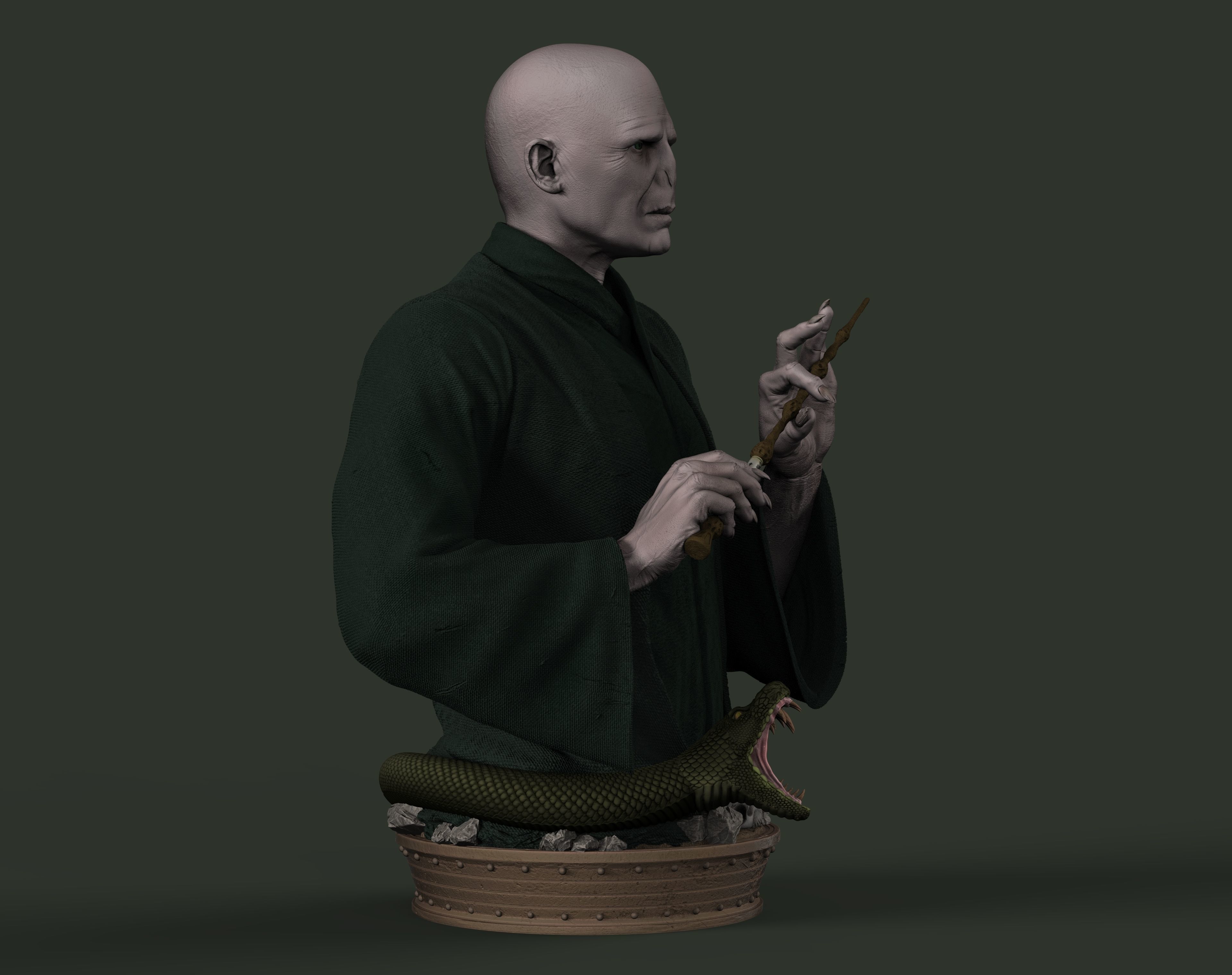 Voldemort 3D print model_6