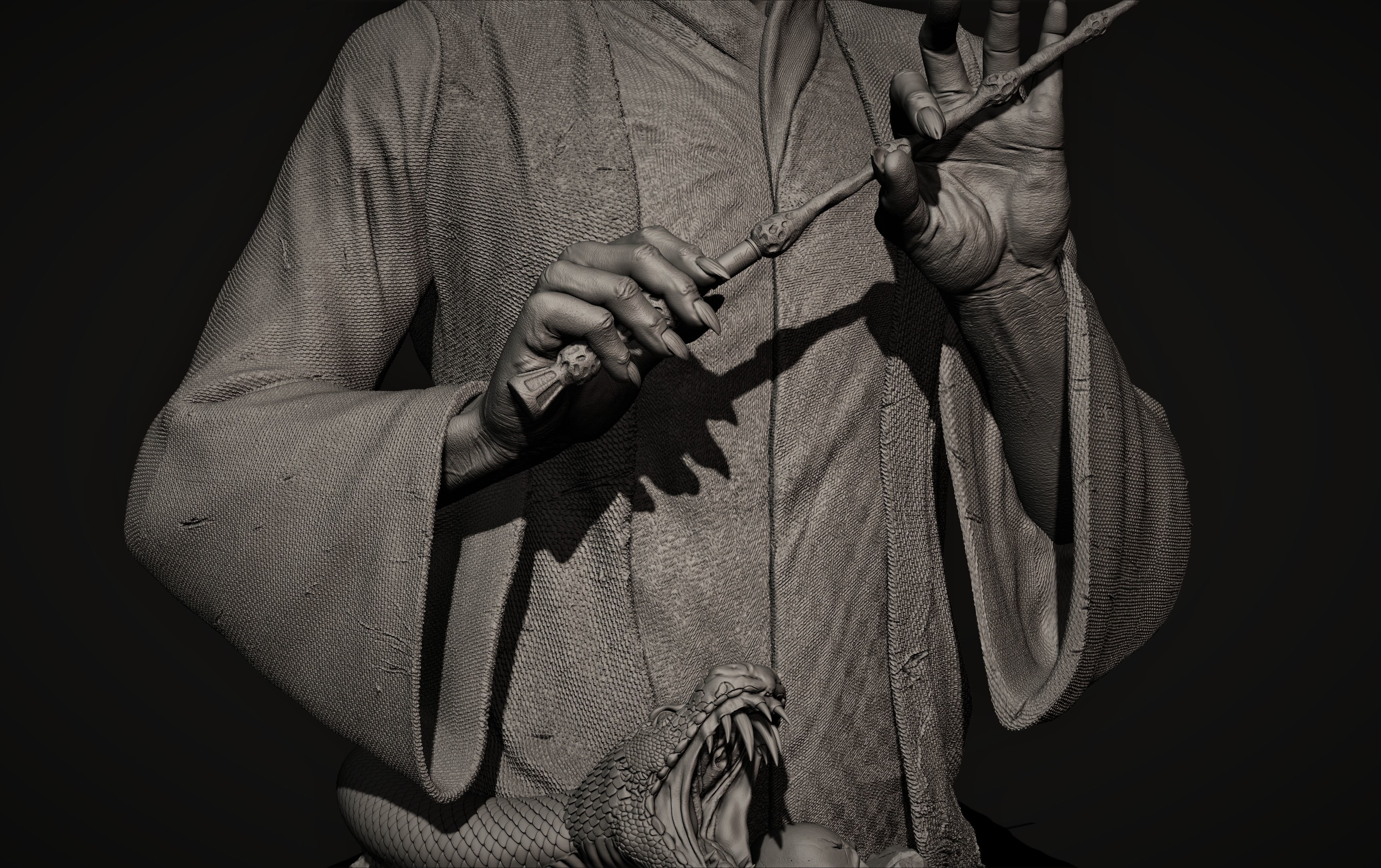 Voldemort 3D print model_11