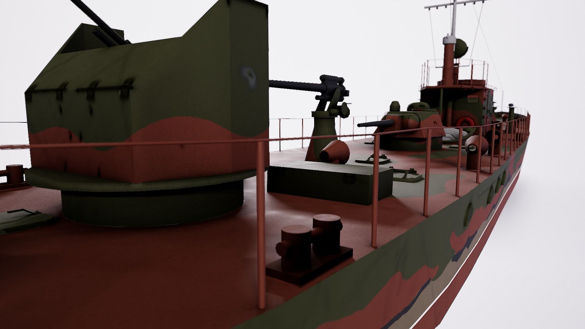 Ship Support Designa MBK 161  Low-poly 3D model_5