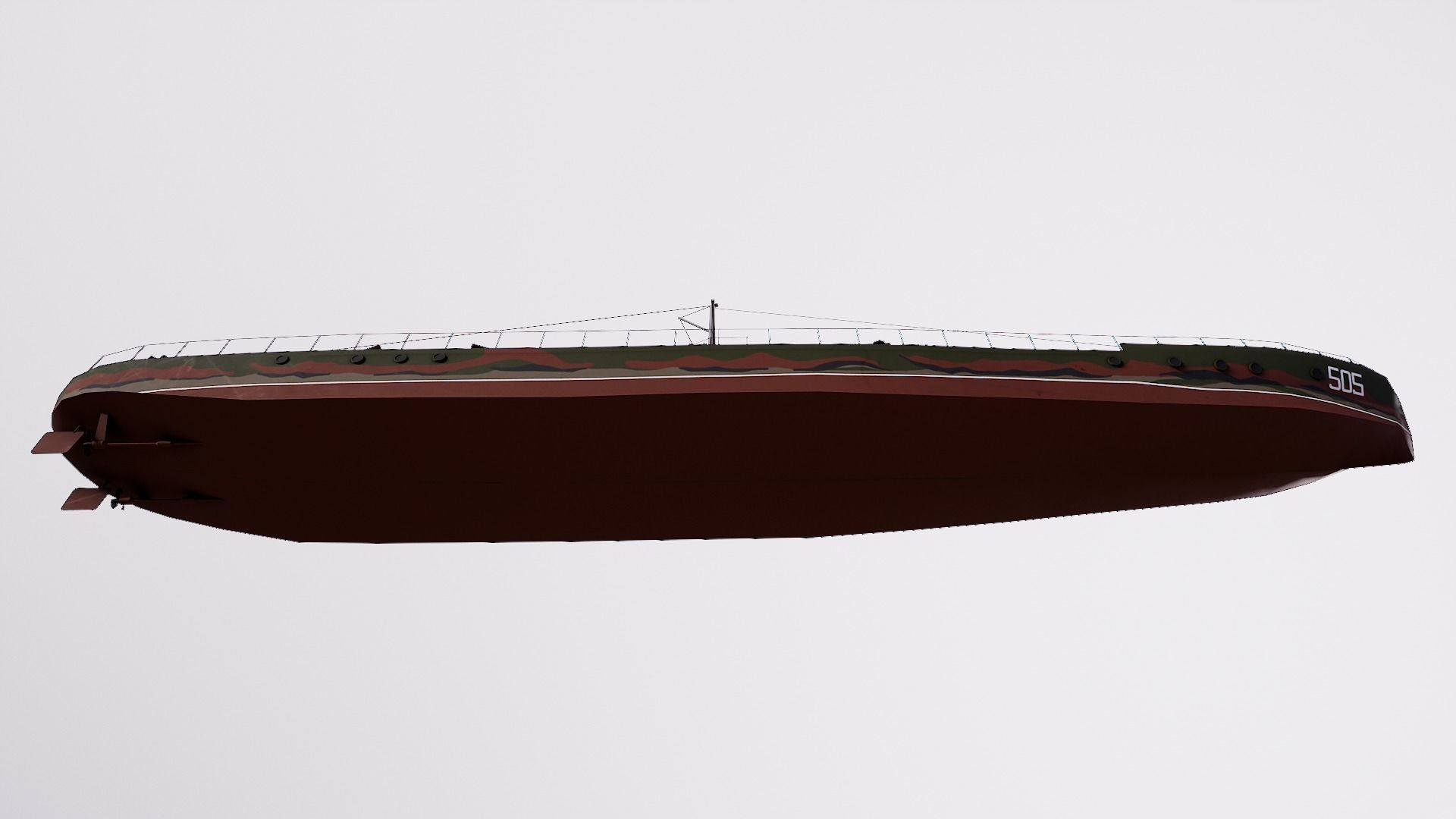 Ship Support Designa MBK 161  Low-poly 3D model_8