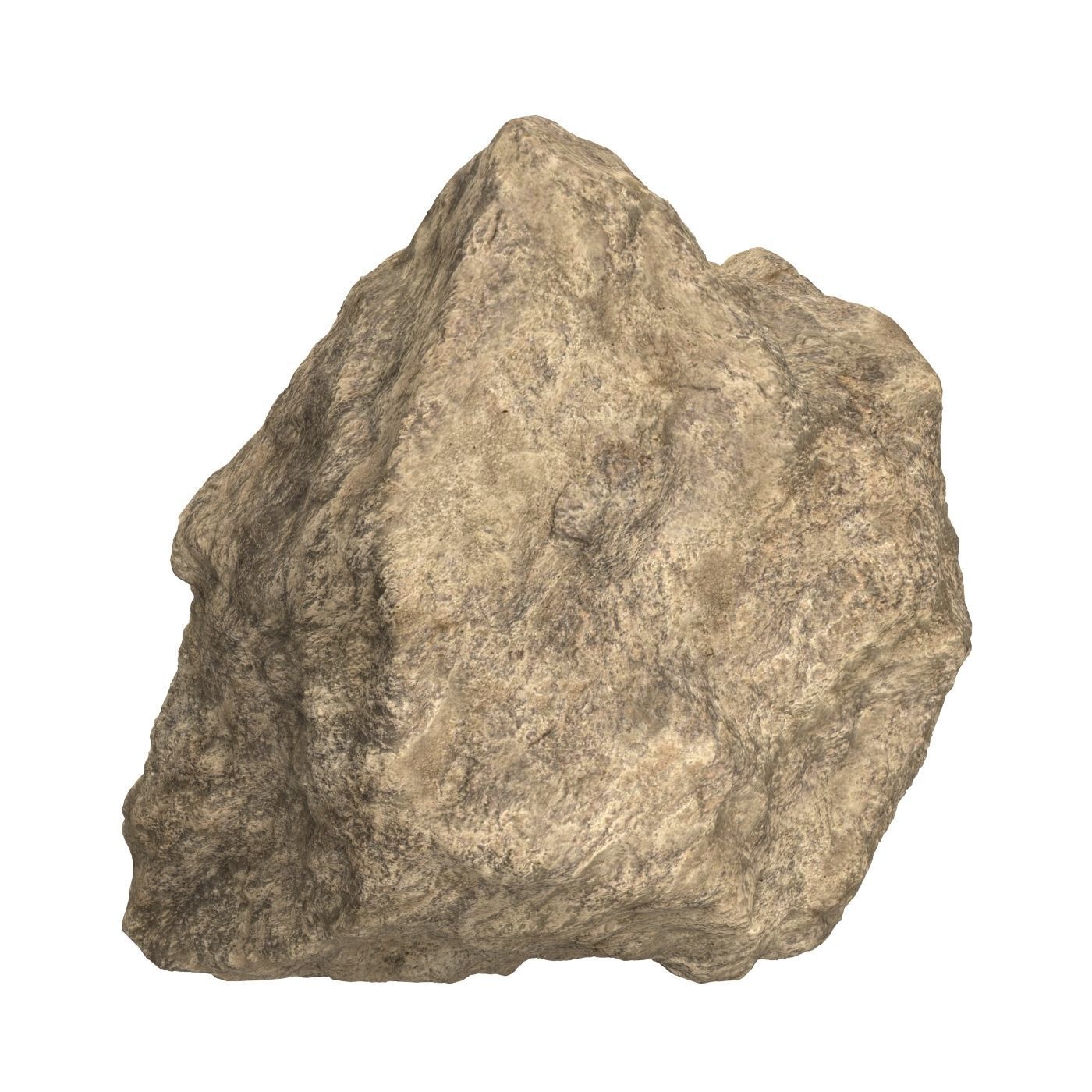 Sand Stone 10 Low-poly 3D model_2