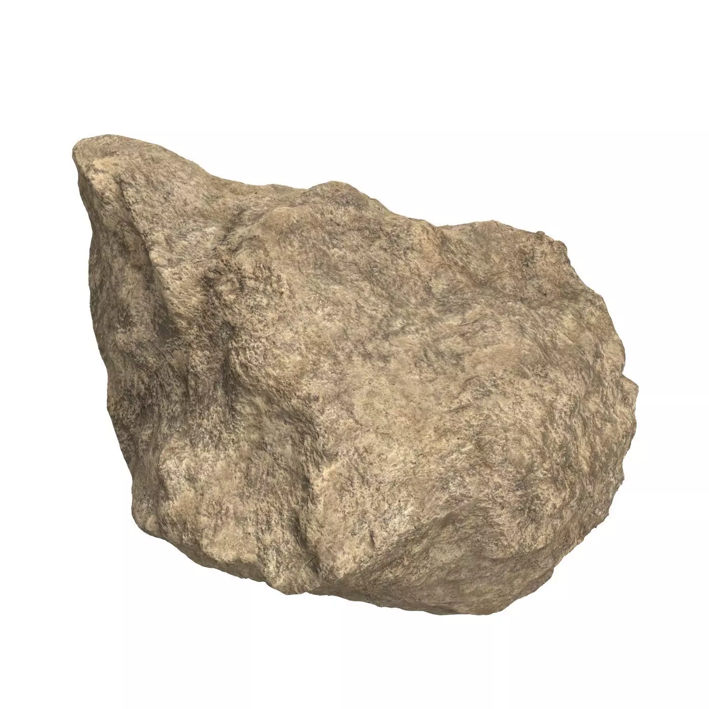 Sand Stone 10 Low-poly 3D model_0