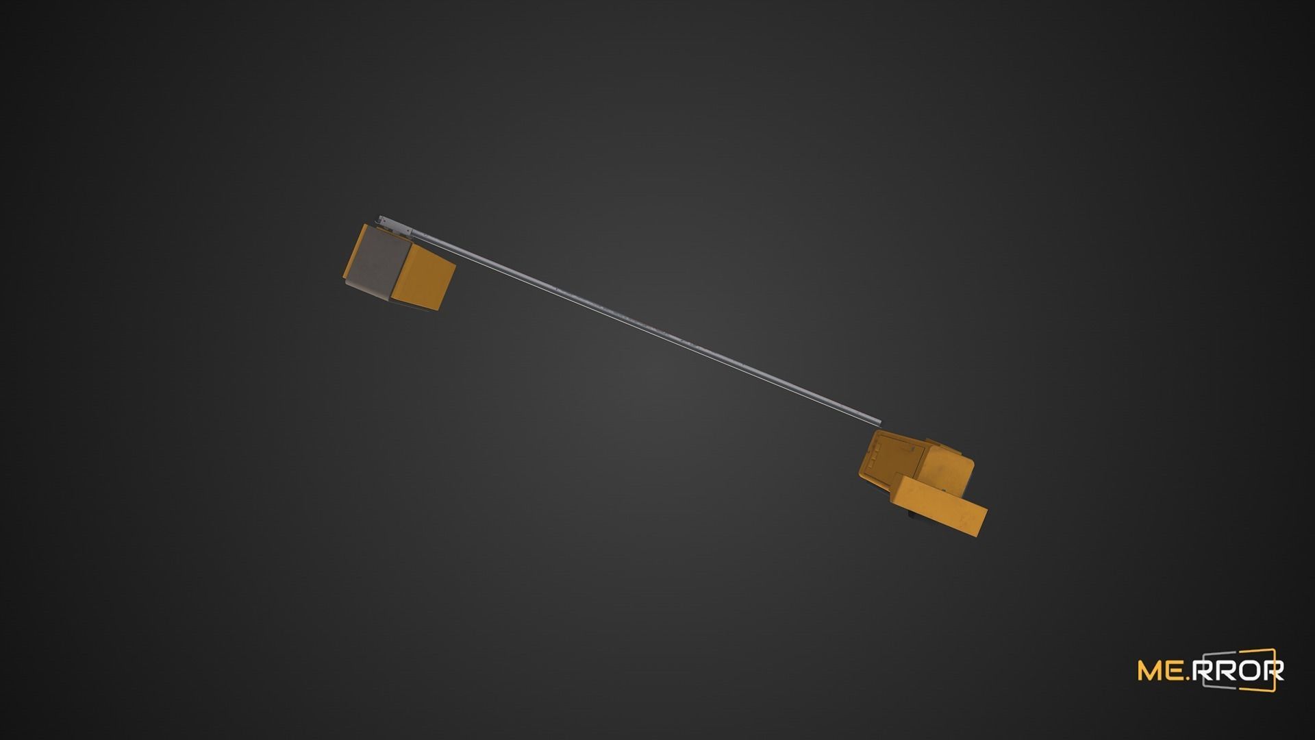 Game Ready License Plate Recognition Device Low-poly 3D model_9